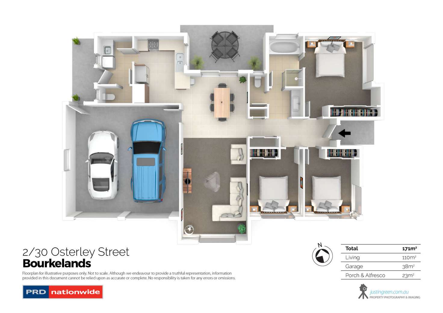 Floorplan of Homely unit listing, 2/30 Osterley Street, Bourkelands NSW 2650