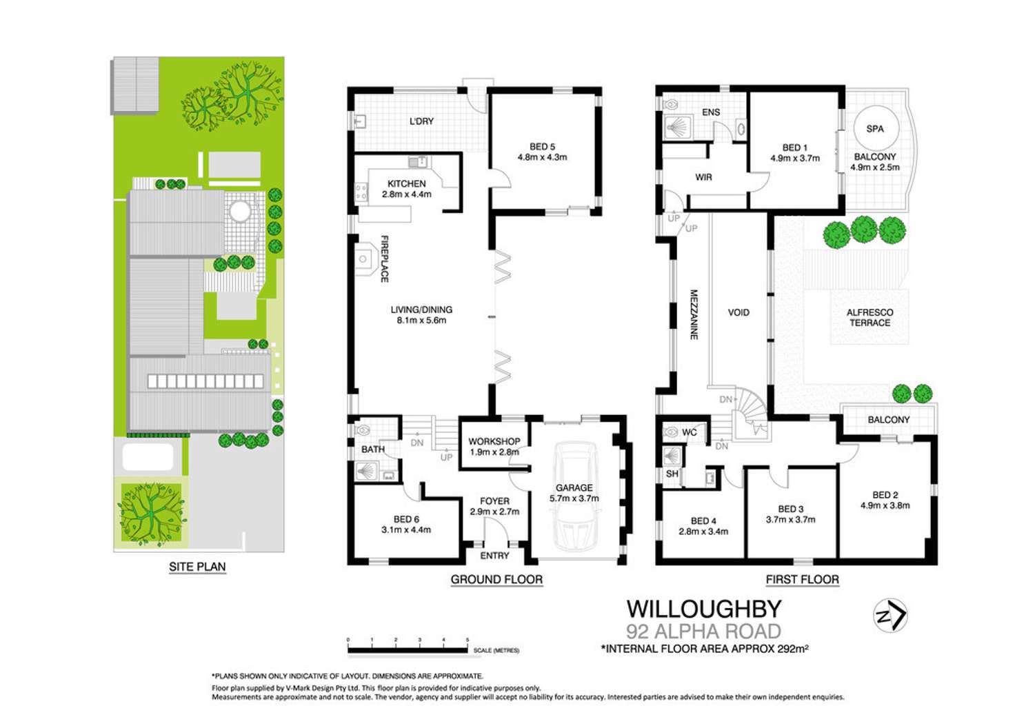 Floorplan of Homely house listing, 92 Alpha Road, Willoughby NSW 2068