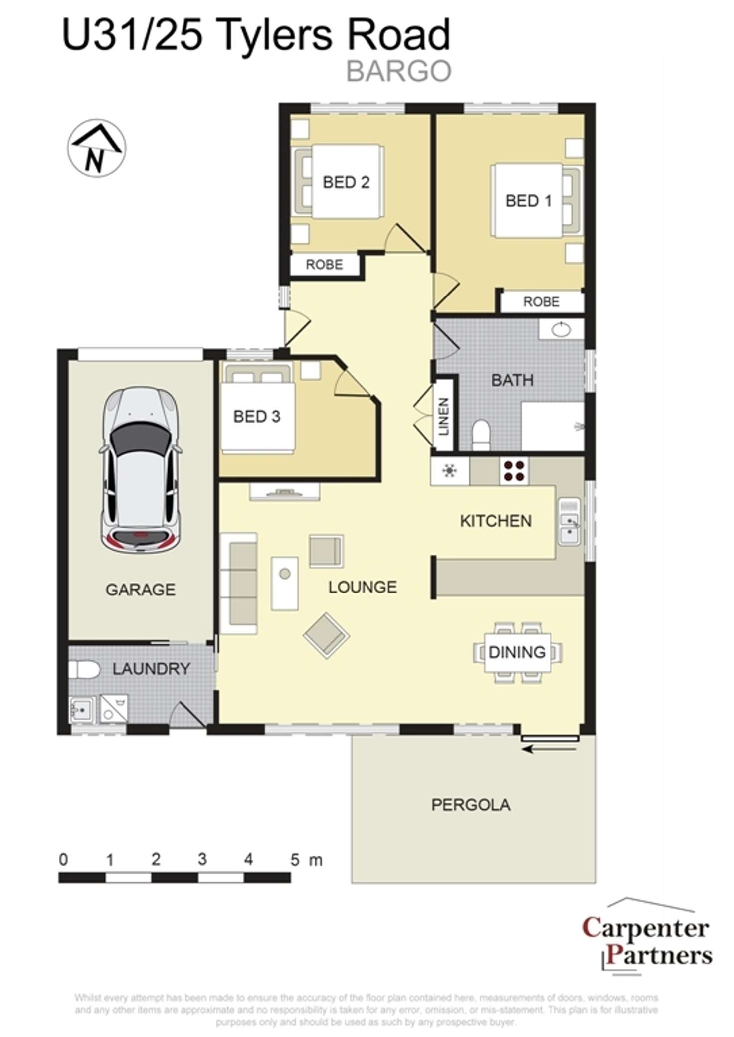 Floorplan of Homely villa listing, 31/25 Tylers Road, Bargo NSW 2574