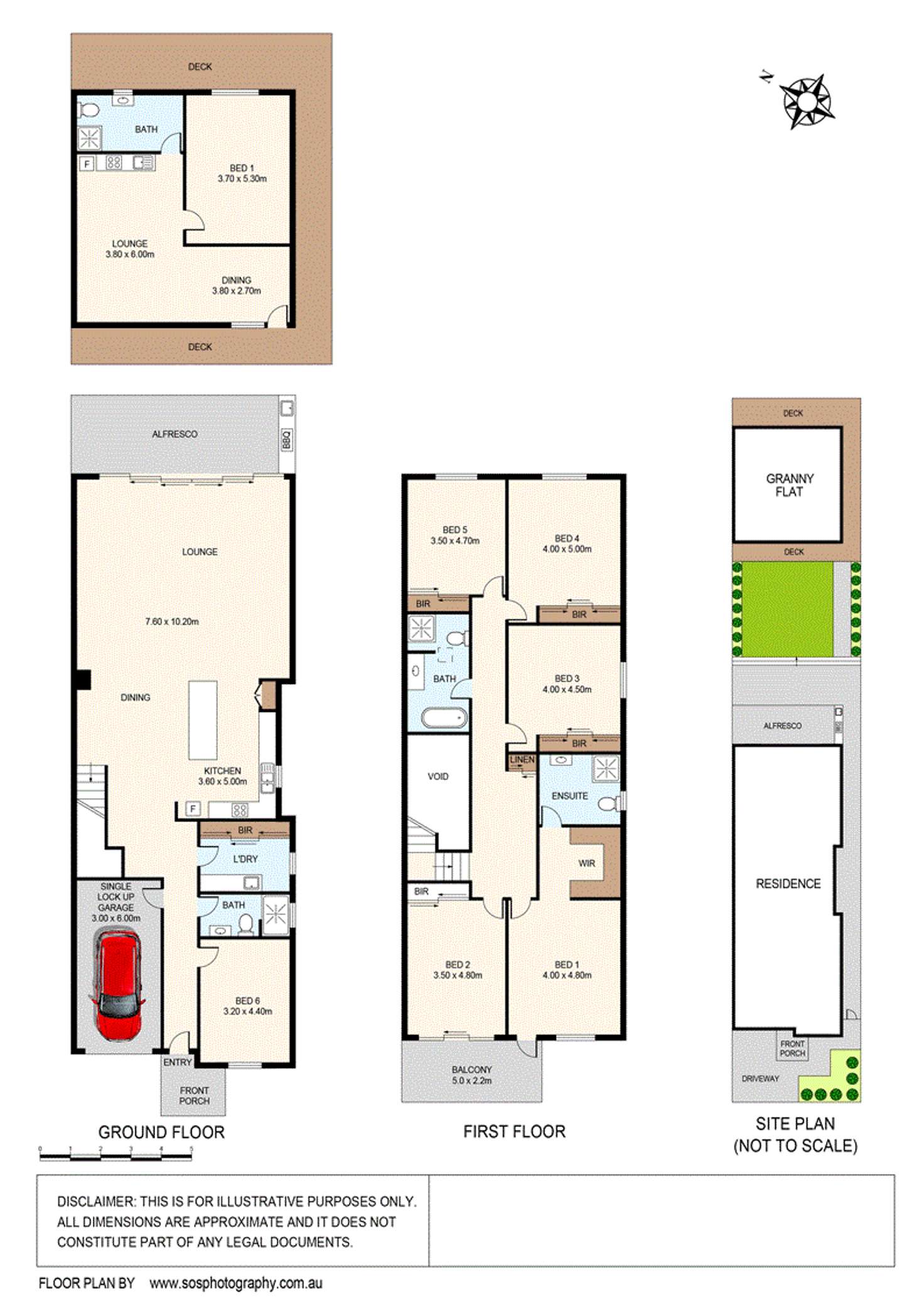 Floorplan of Homely semiDetached listing, 52A Regent Street, Bexley NSW 2207