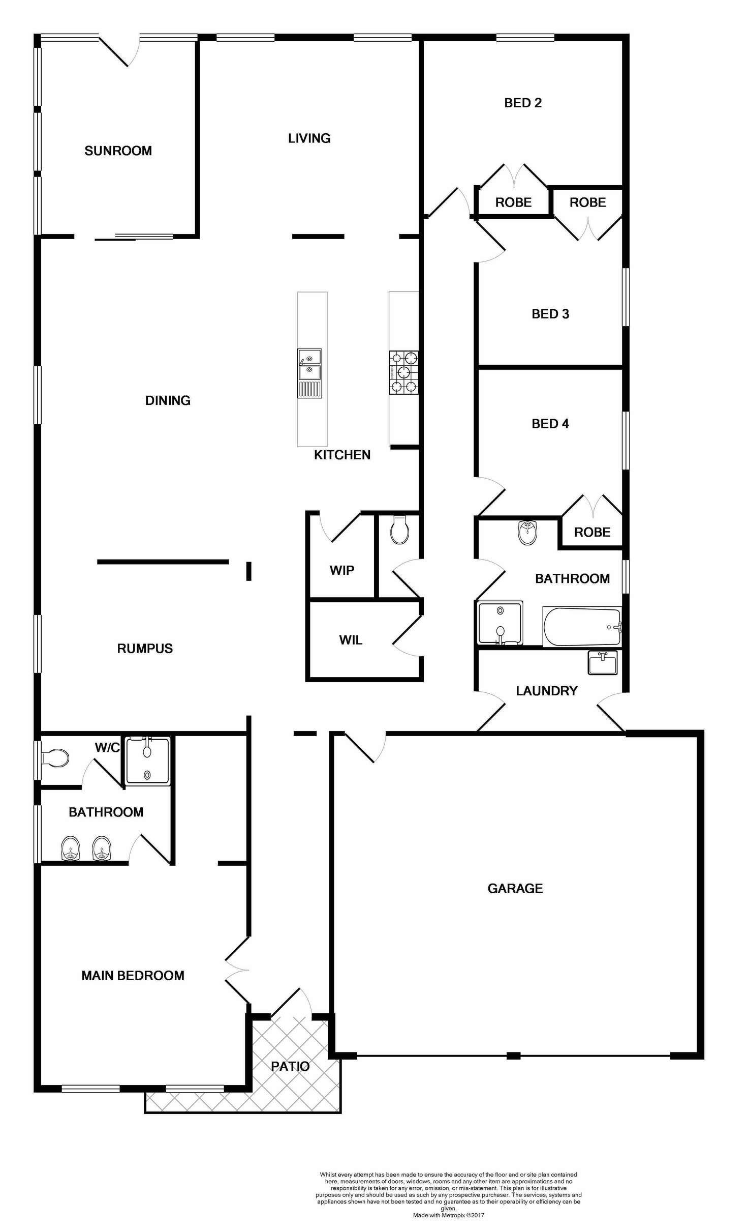 Floorplan of Homely house listing, 8 Gumnut Way, Aberglasslyn NSW 2320