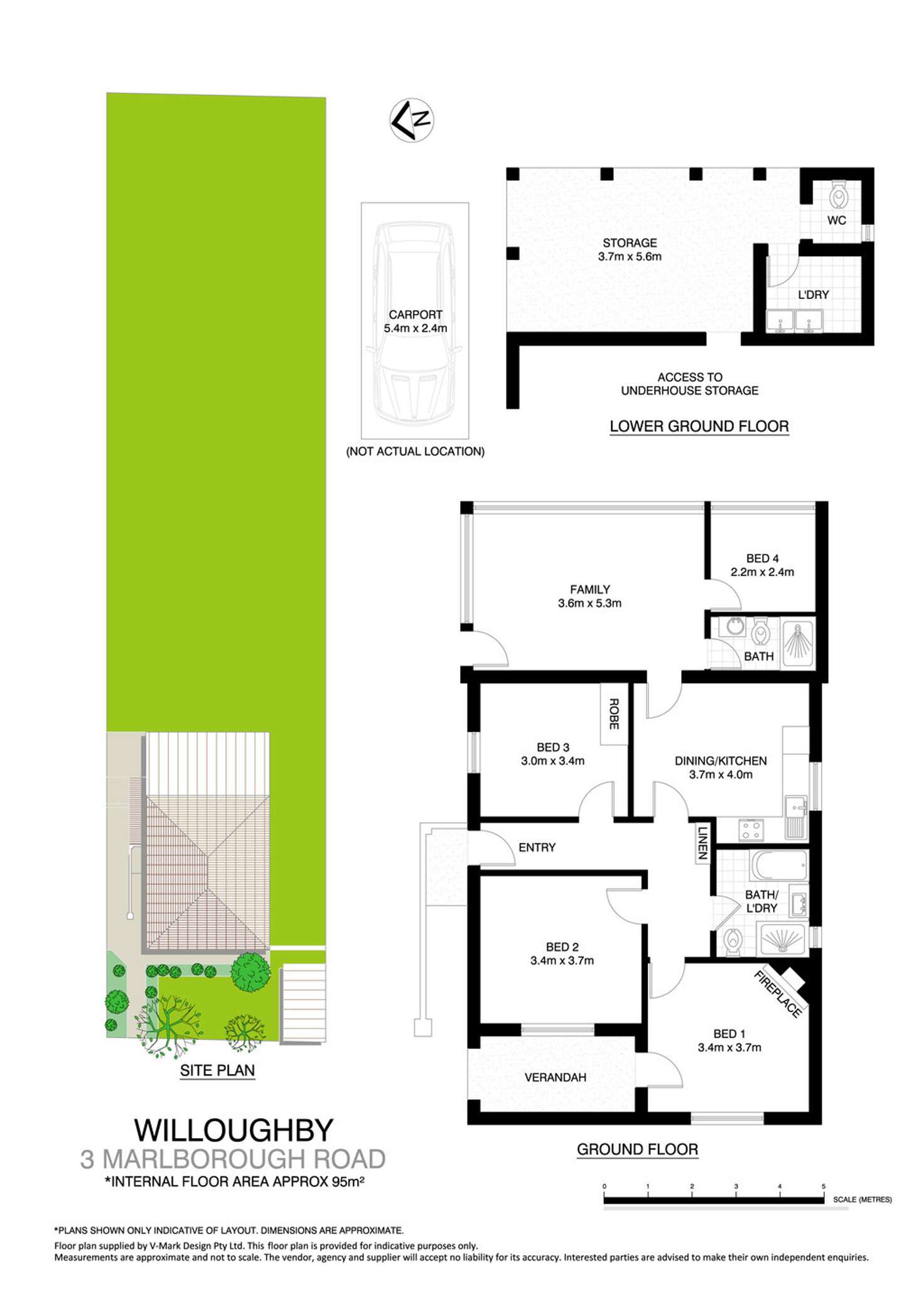Floorplan of Homely house listing, 3 Marlborough Road, Willoughby NSW 2068