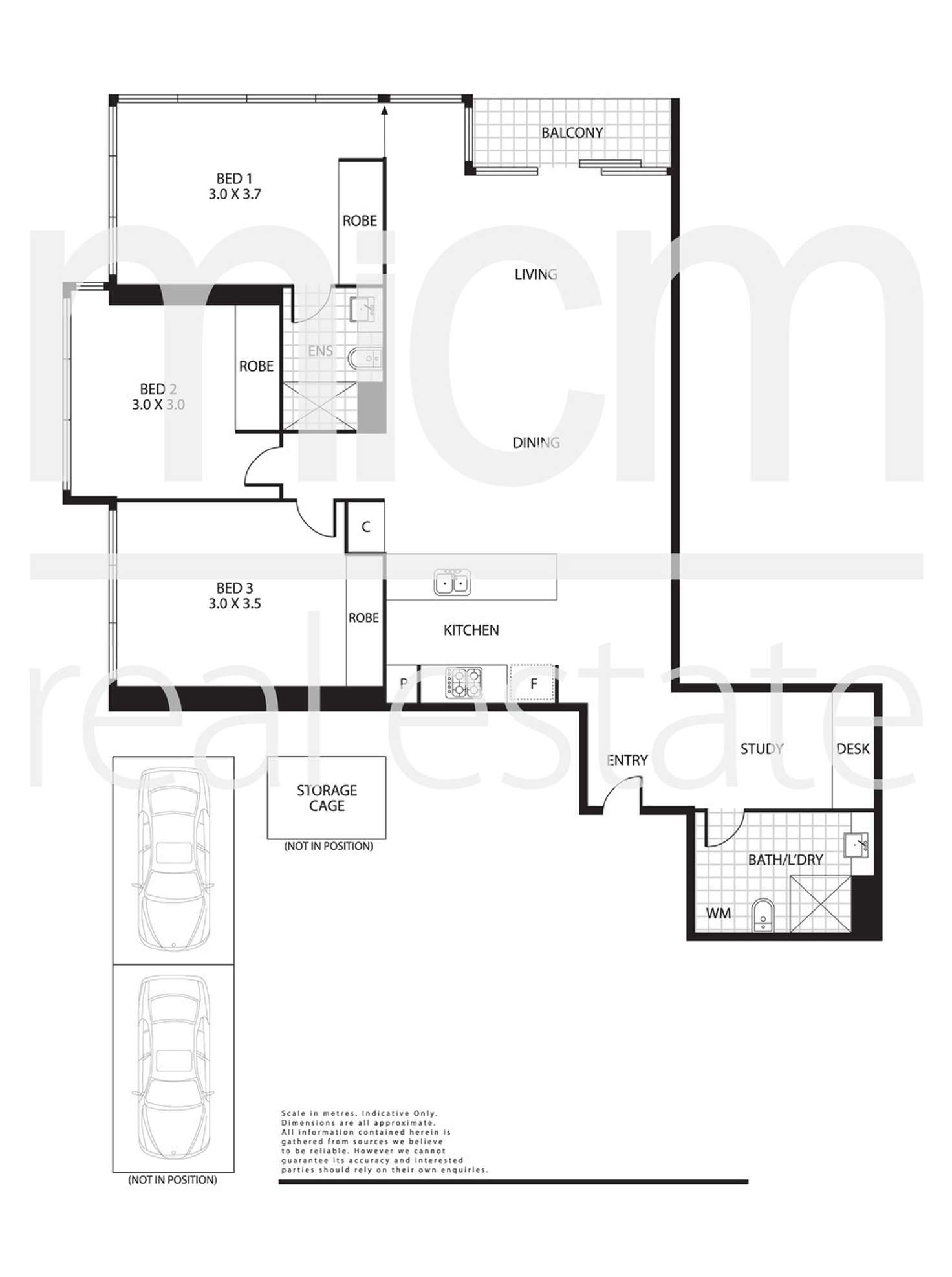 Floorplan of Homely apartment listing, 3301/151 City Road, Southbank VIC 3006