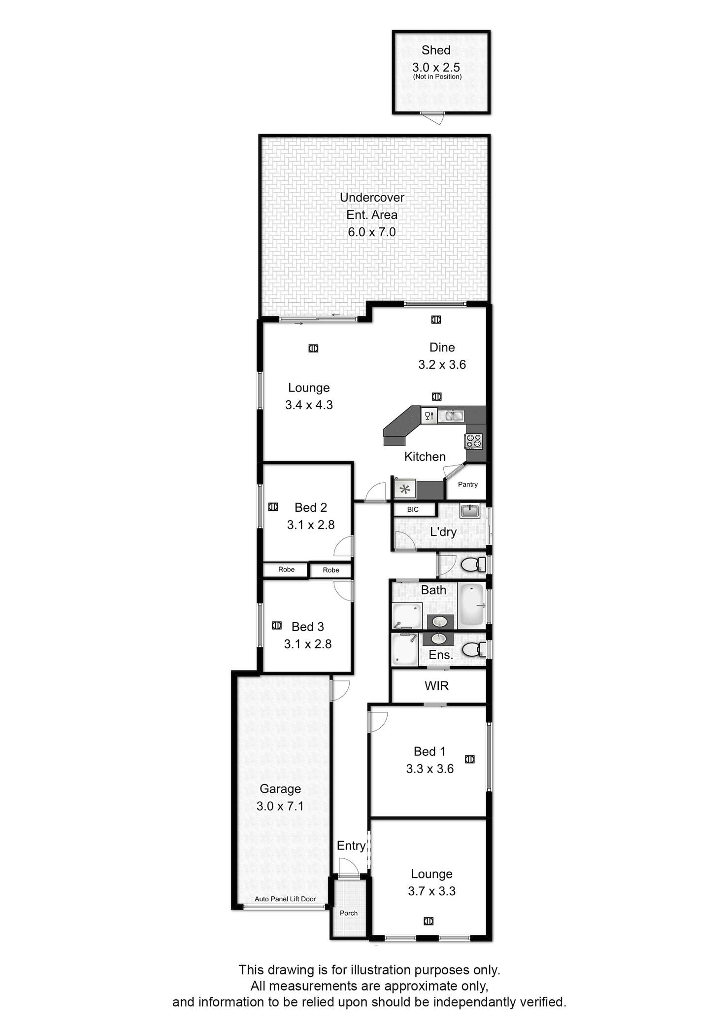 Floorplan of Homely house listing, 6A McQuillan Avenue, Renown Park SA 5008