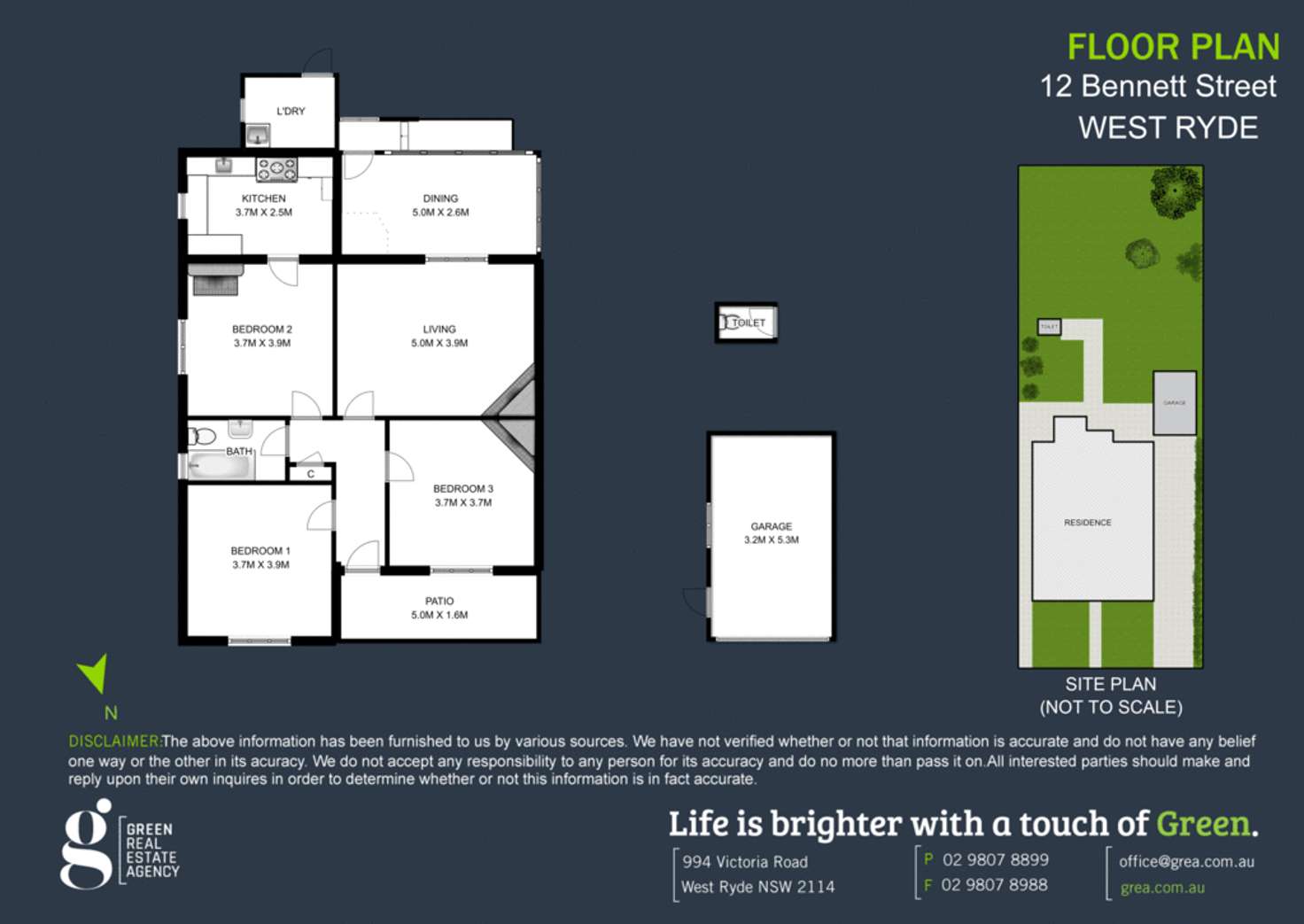 Floorplan of Homely house listing, 12 Bennett Street, West Ryde NSW 2114