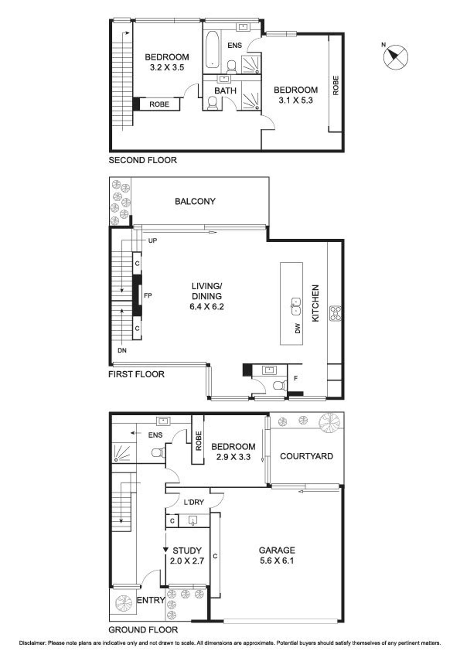 Floorplan of Homely house listing, 1 Princes Place, Port Melbourne VIC 3207