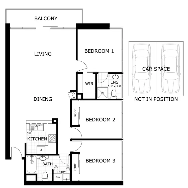 Floorplan of Homely apartment listing, 180/173 City Road, Southbank VIC 3006