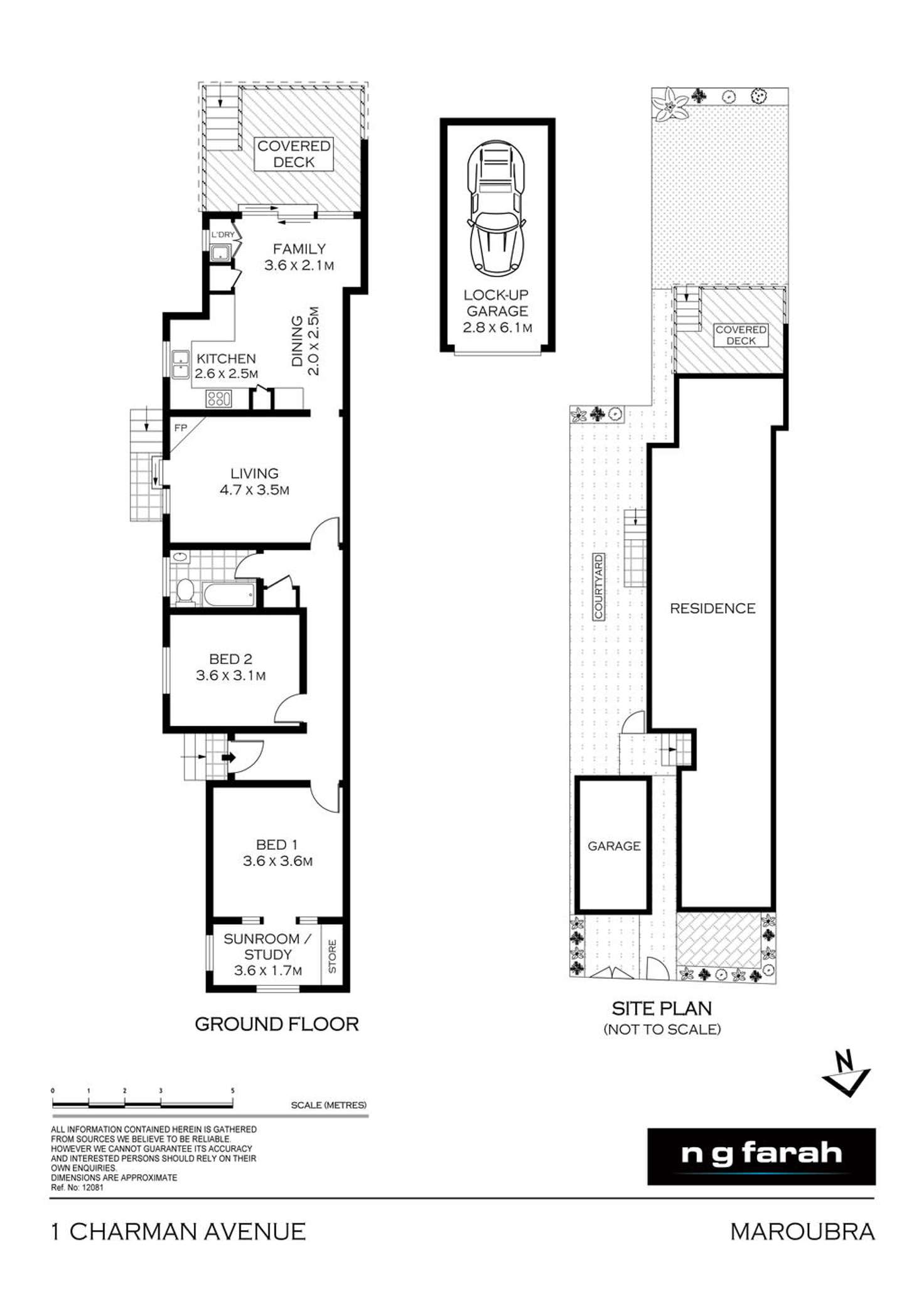 Floorplan of Homely house listing, 1 Charman Avenue, Maroubra NSW 2035