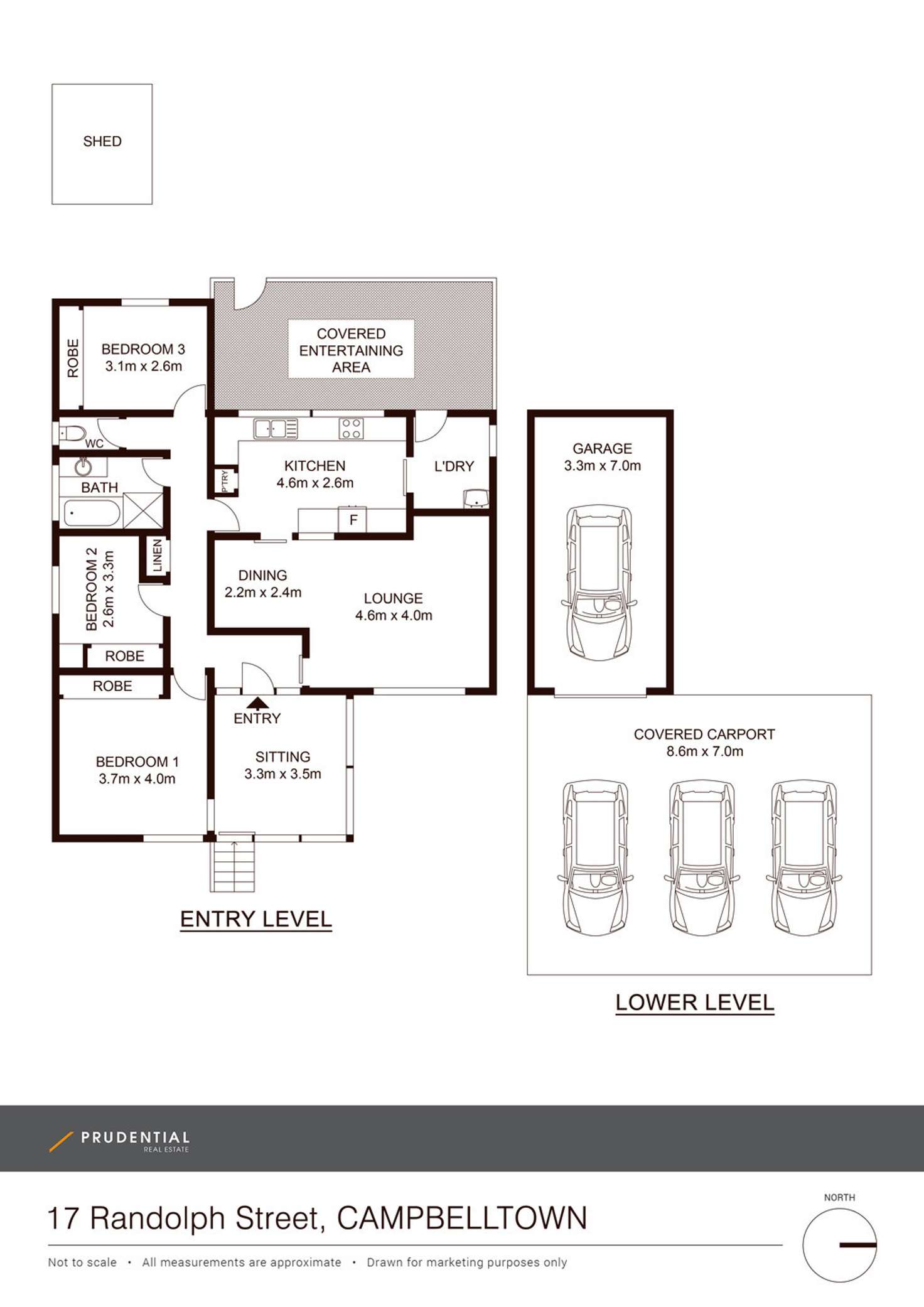 Floorplan of Homely house listing, 17 Randolph Street, Campbelltown NSW 2560