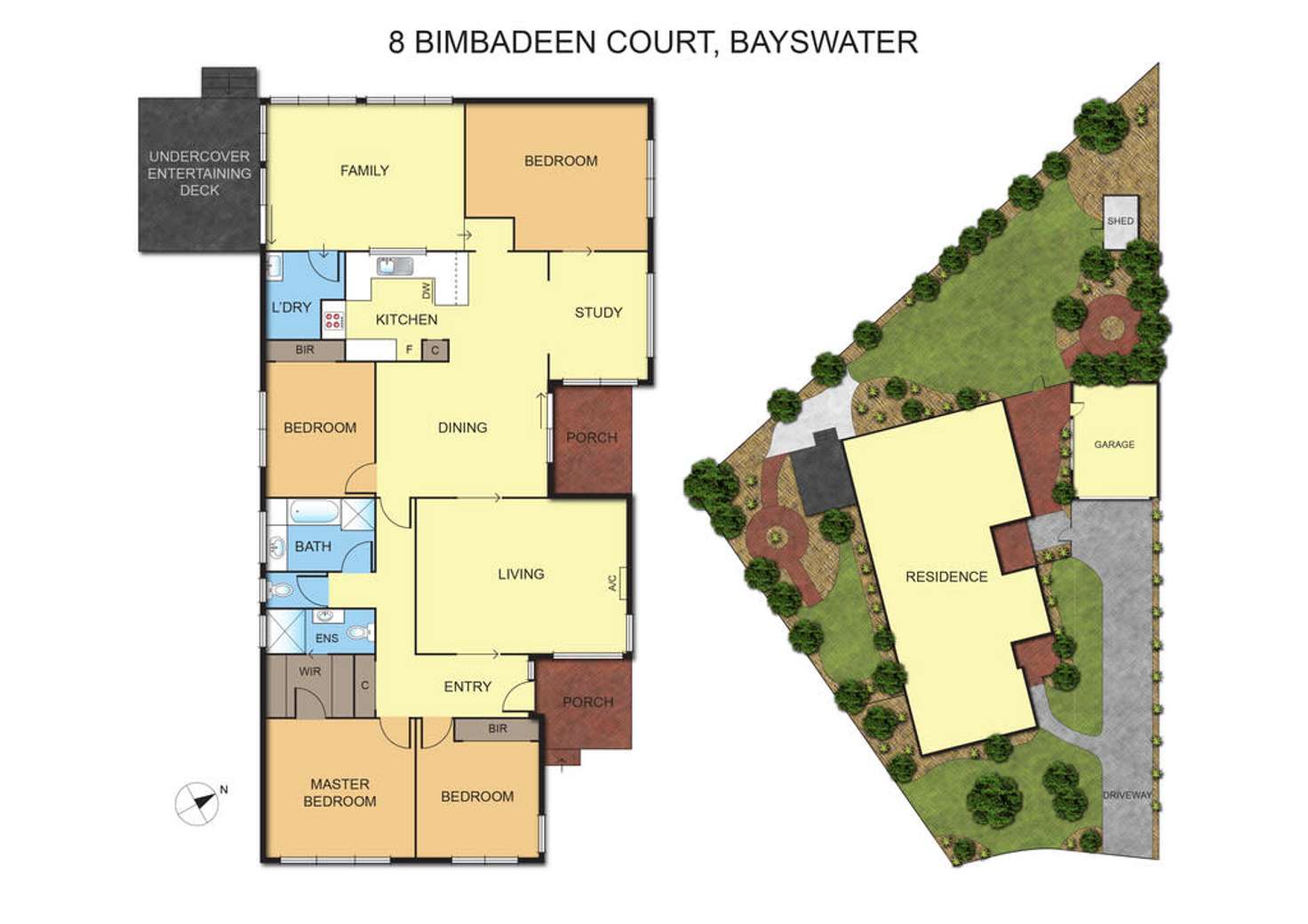 Floorplan of Homely house listing, 8 Bimbadeen Court, Bayswater VIC 3153