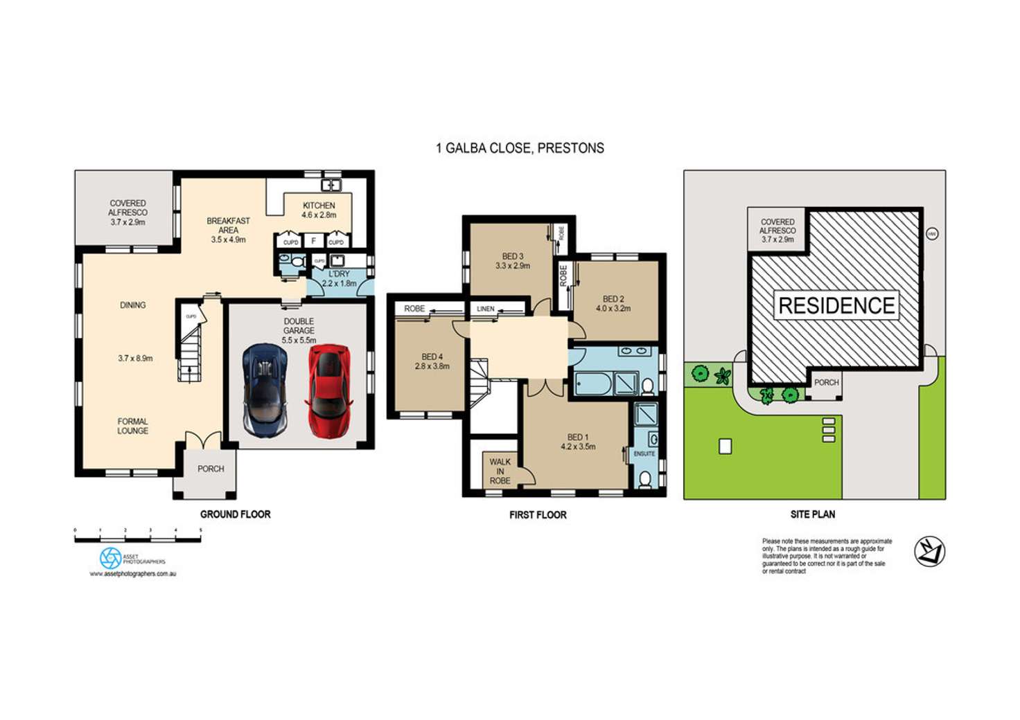 Floorplan of Homely house listing, 1B Galba Close, Prestons NSW 2170