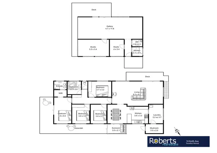Floorplan of Homely house listing, 10 Keith Avenue, Travellers Rest TAS 7250