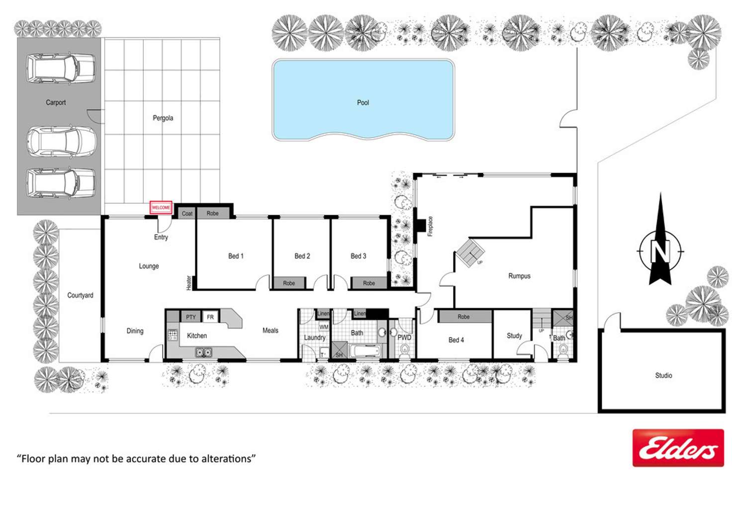 Floorplan of Homely house listing, 28 Millhouse Crescent, Higgins ACT 2615