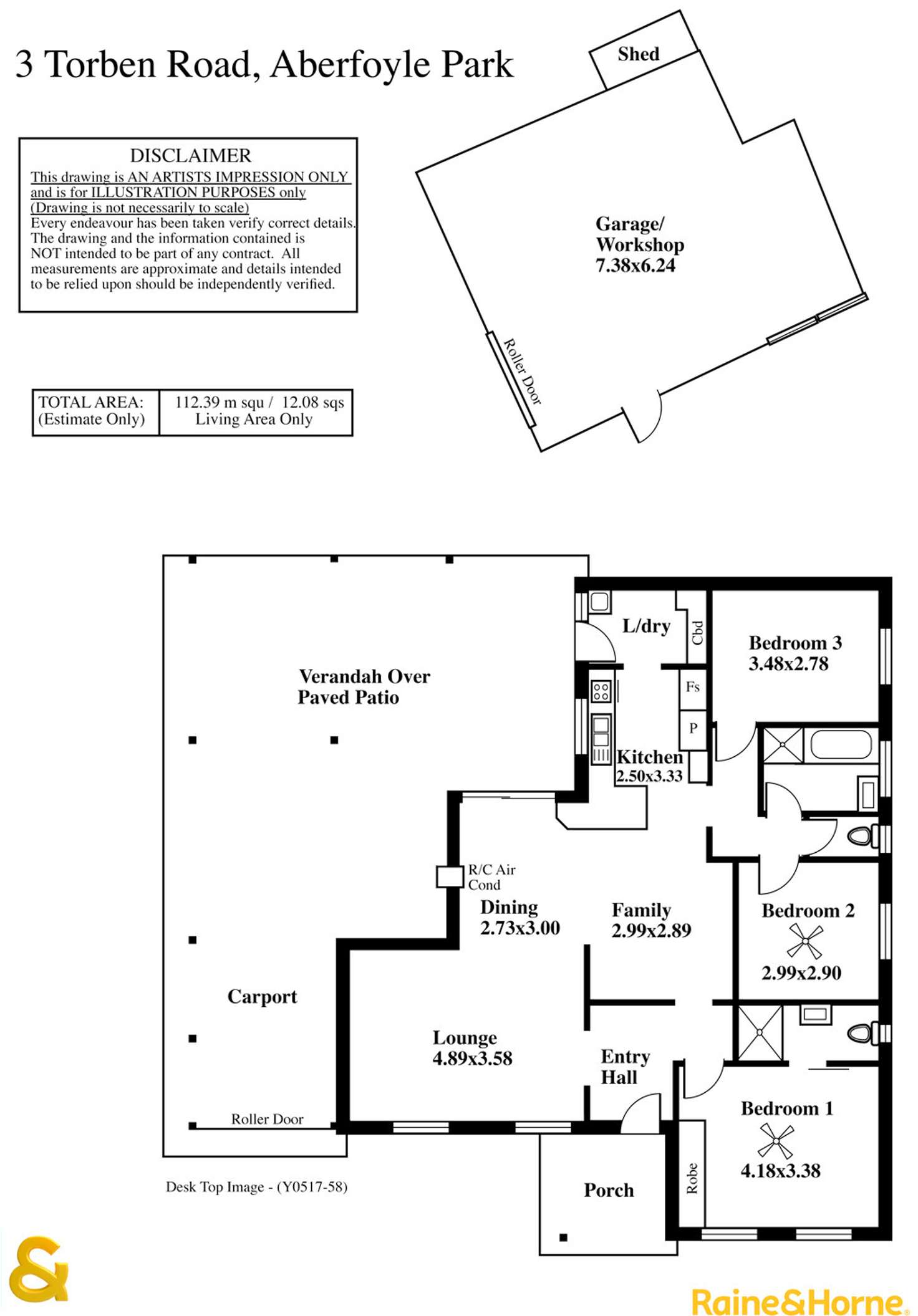 Floorplan of Homely house listing, 3 Torben Road, Aberfoyle Park SA 5159