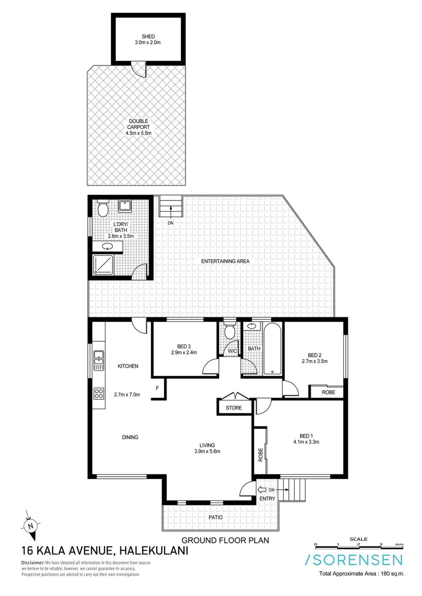 Floorplan of Homely house listing, 16 Kala Avenue, Halekulani NSW 2262