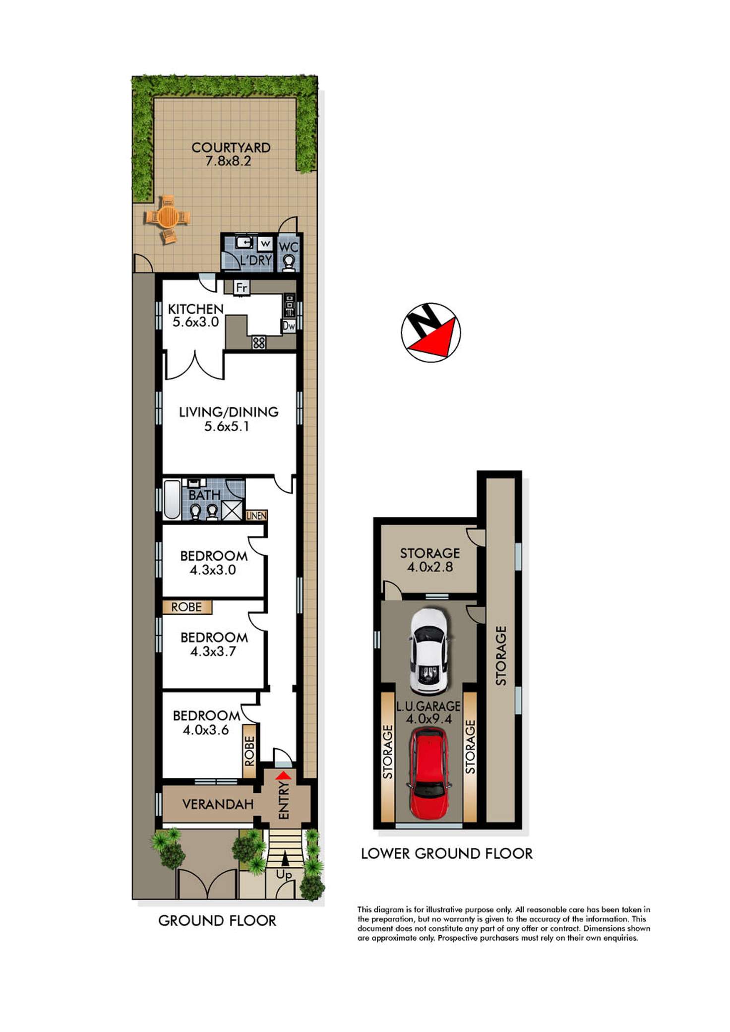 Floorplan of Homely house listing, 17 Rickard Avenue, Bondi Beach NSW 2026