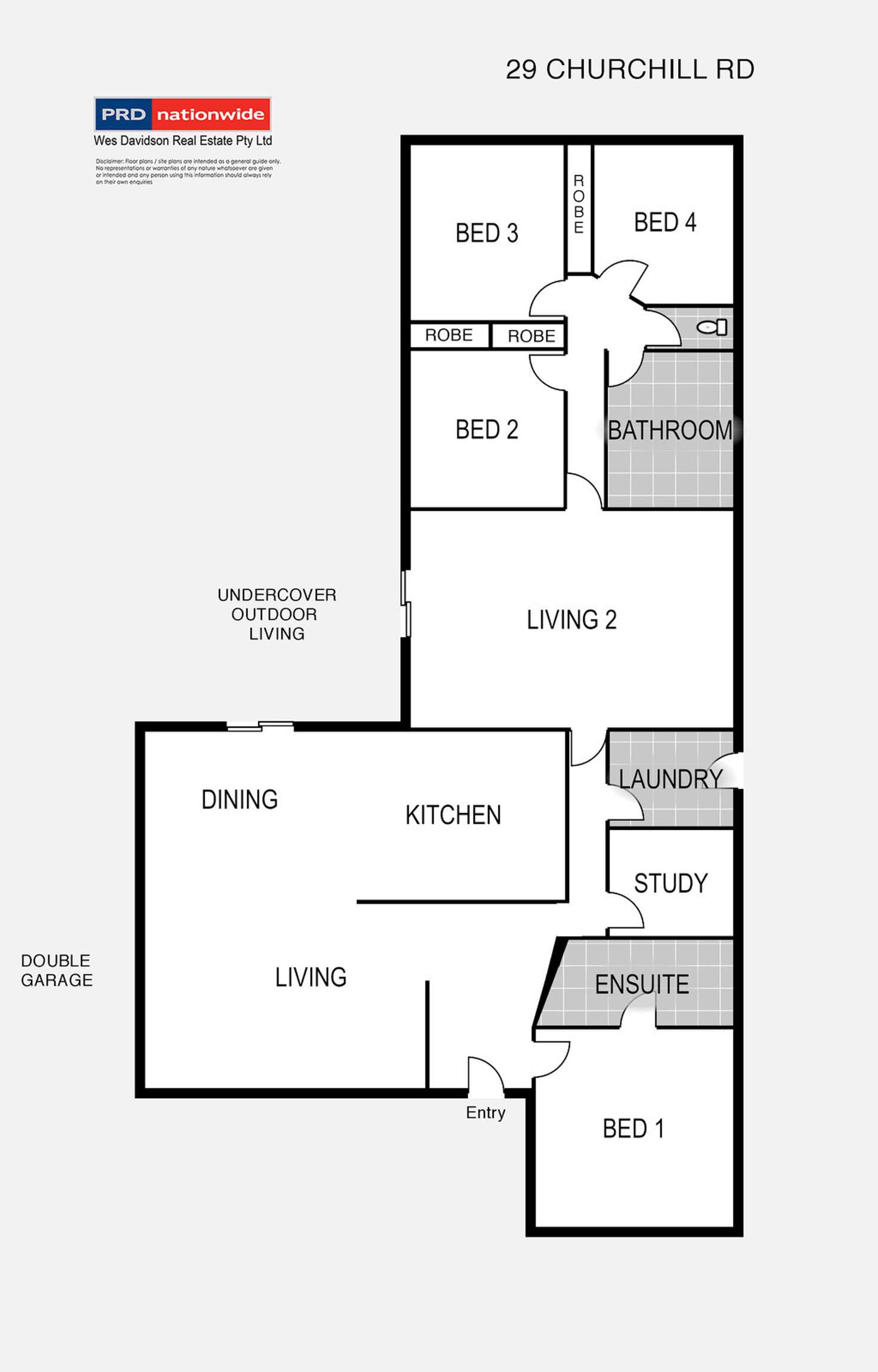 Floorplan of Homely house listing, 29 Churchill Road, Horsham VIC 3400