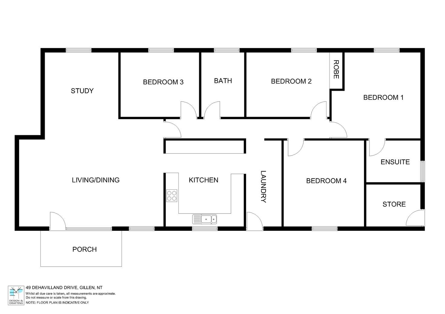 Floorplan of Homely house listing, 49 DE HAVILLAND DRIVE, Araluen NT 870