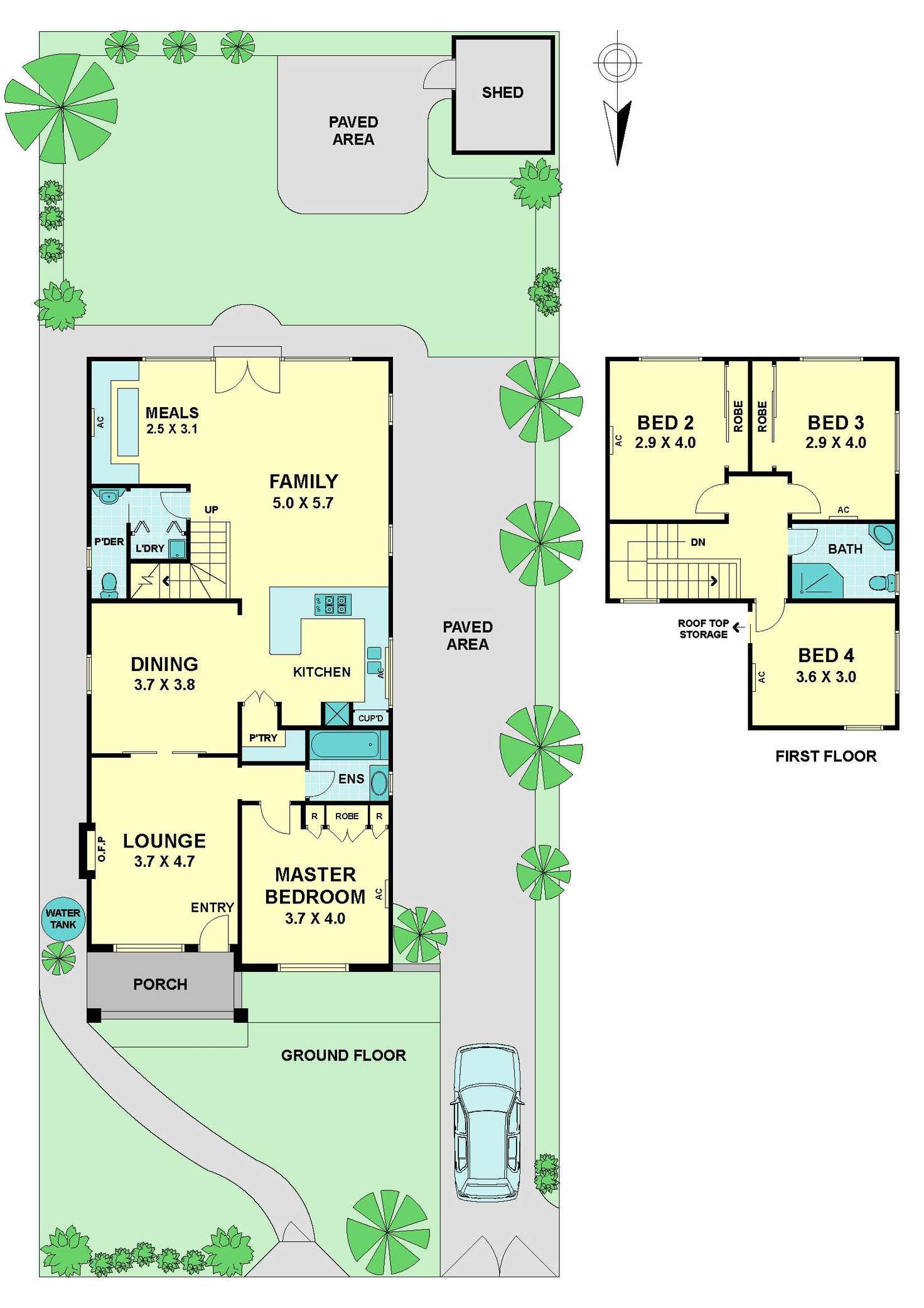 Floorplan of Homely house listing, 45 Woodlands Avenue, Pascoe Vale South VIC 3044