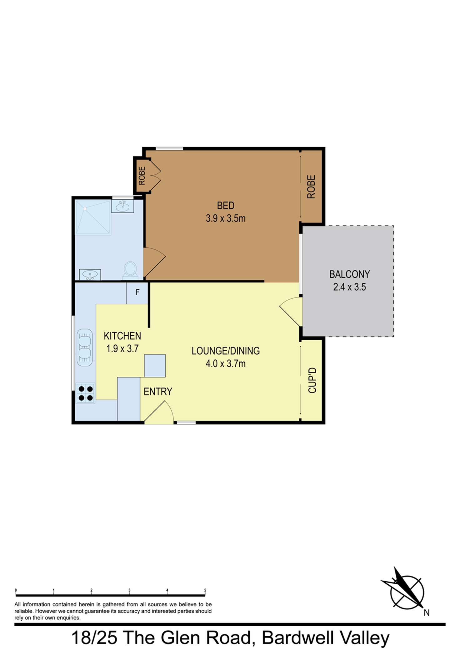 Floorplan of Homely retirement listing, 18/25 The Glen Road, Bardwell Valley NSW 2207