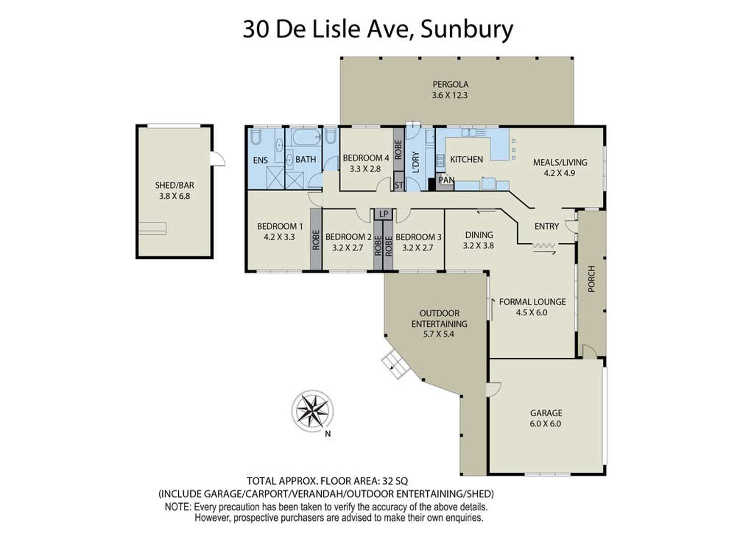 Floorplan of Homely house listing, 30 De Lisle Avenue, Sunbury VIC 3429