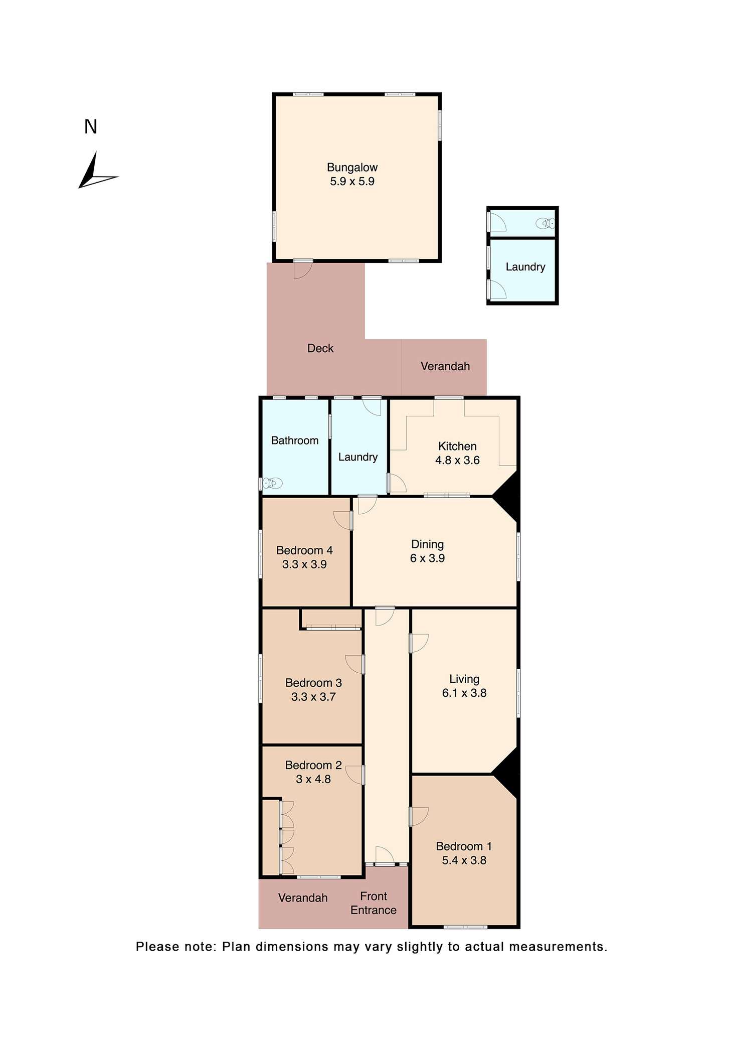 Floorplan of Homely house listing, 109 Humffray Street, Bakery Hill VIC 3350