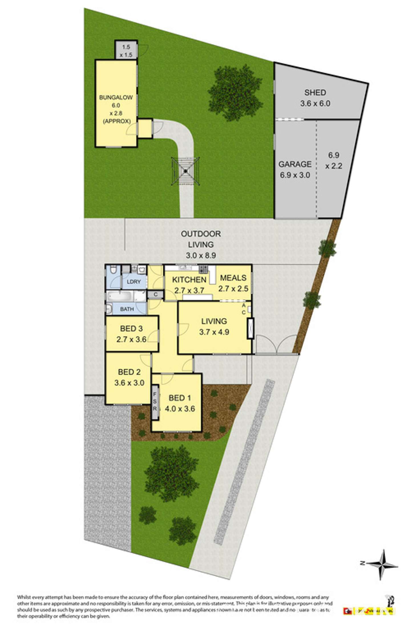Floorplan of Homely house listing, 7 Michael Court, Altona North VIC 3025