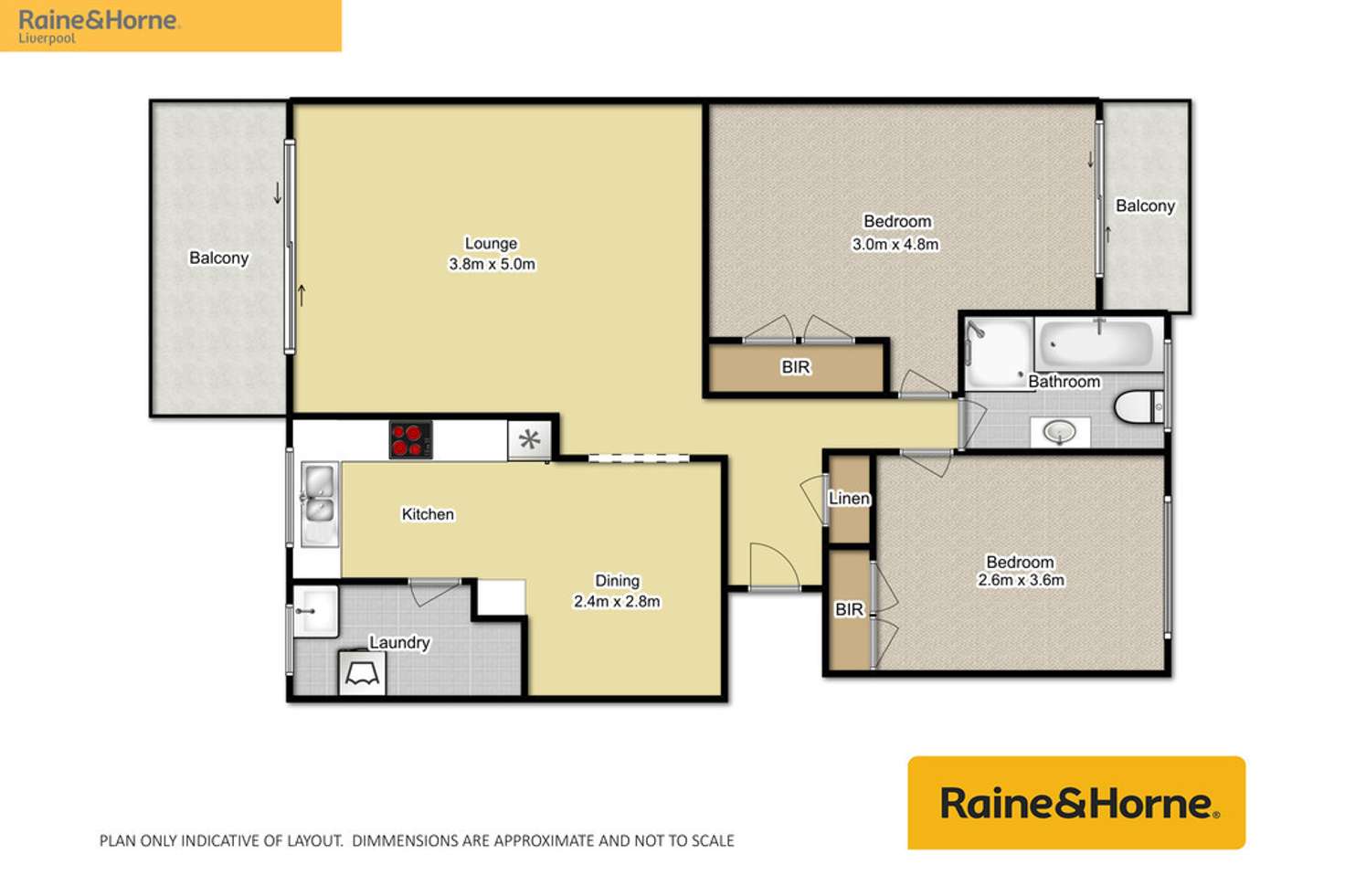 Floorplan of Homely unit listing, 16/107 Castlereagh Street, Liverpool NSW 2170