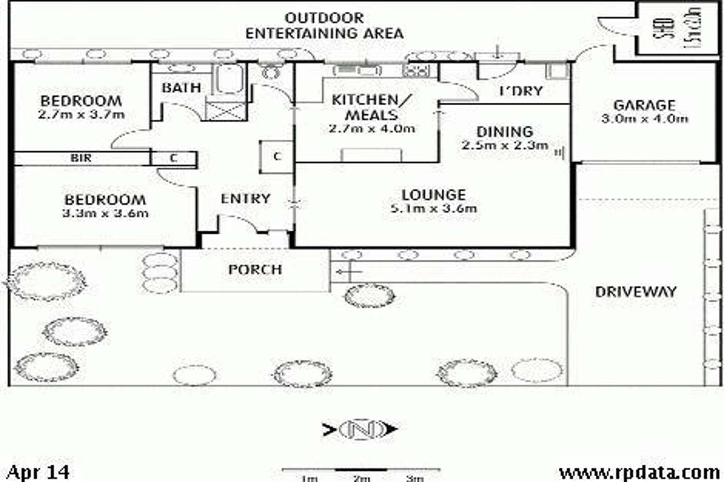 Floorplan of Homely unit listing, 1/459 Waterdale Road, Heidelberg West VIC 3081