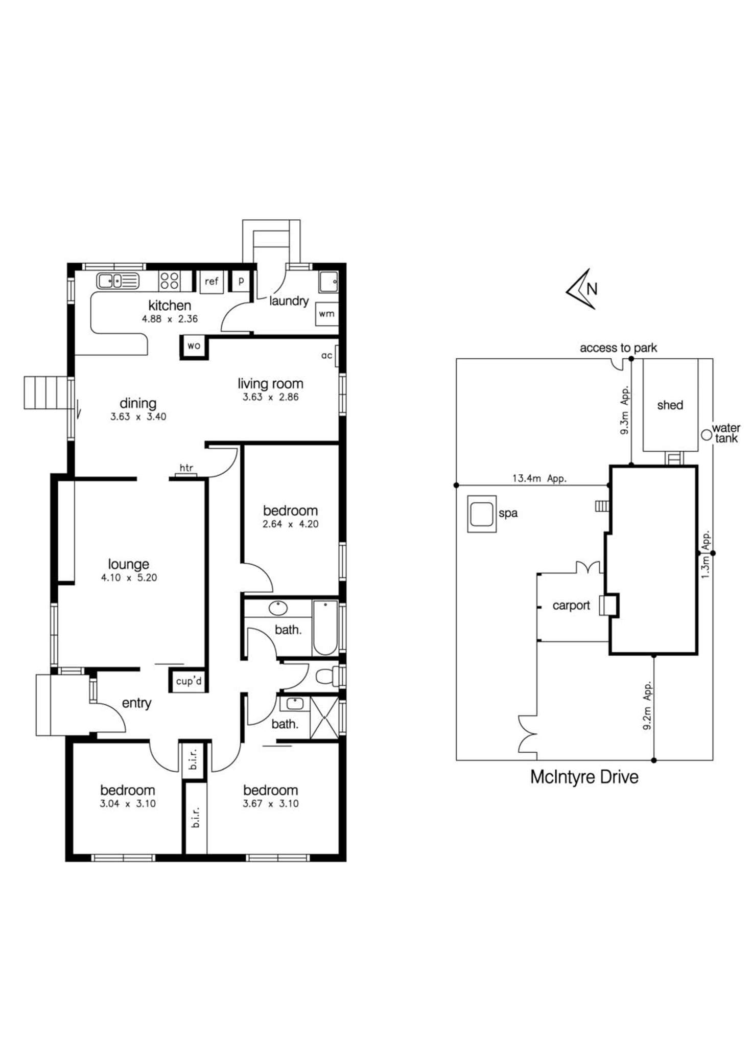 Floorplan of Homely house listing, 12 McIntyre Drive, Altona VIC 3018