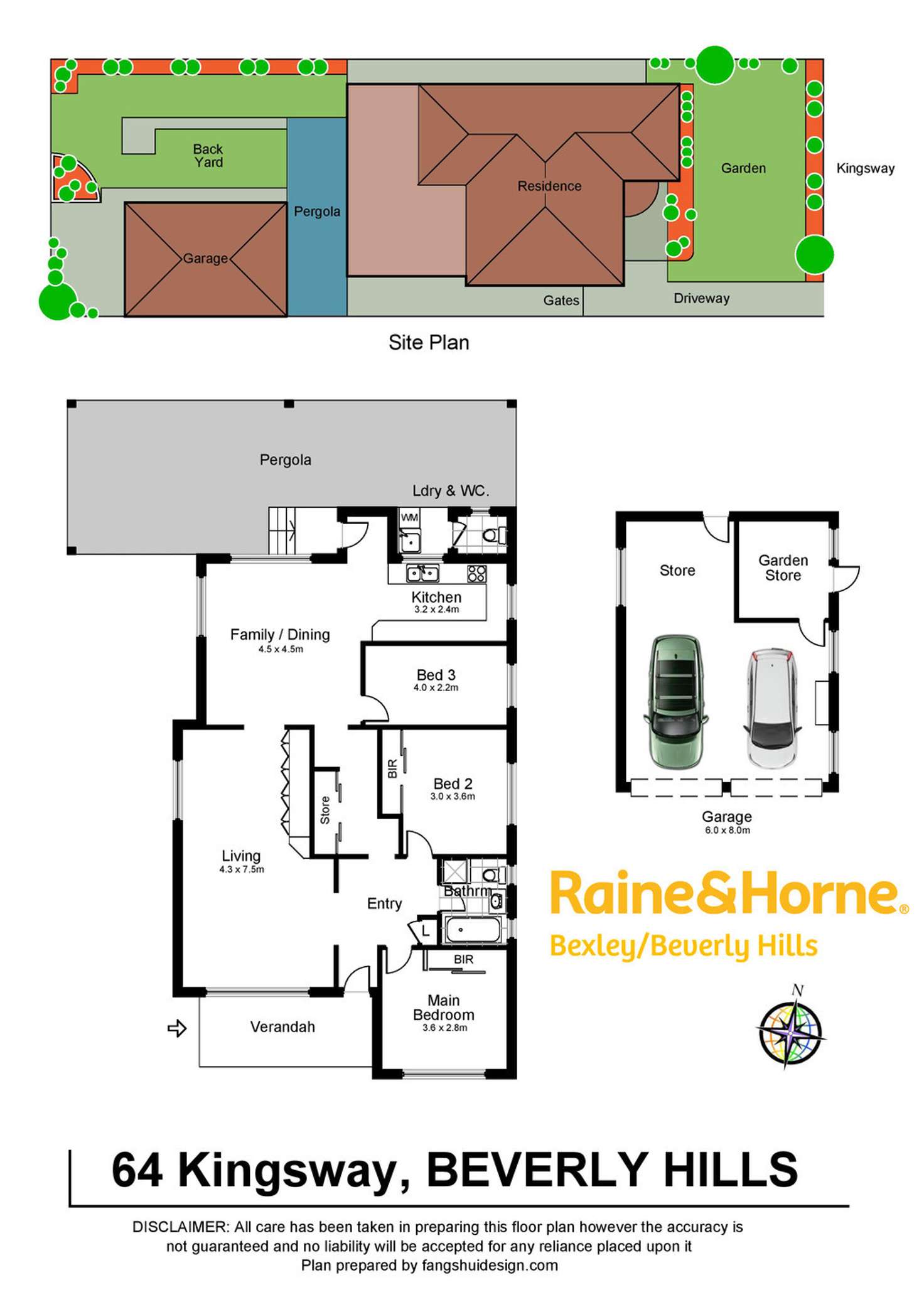 Floorplan of Homely house listing, 64 Kingsway, Beverly Hills NSW 2209