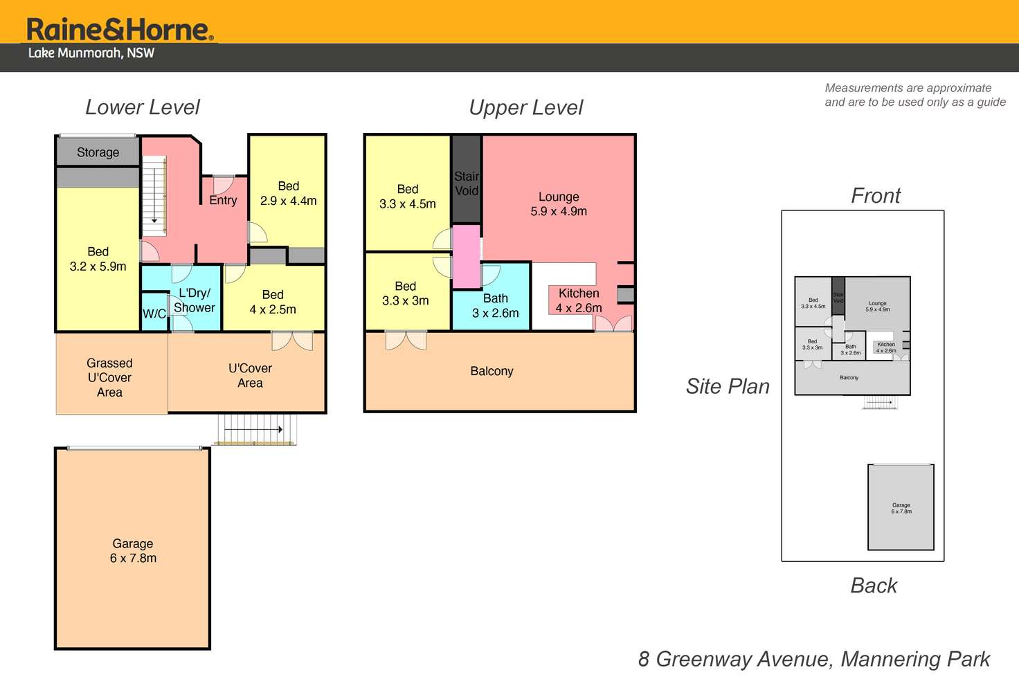 Floorplan of Homely house listing, 8 Greenway Avenue, Mannering Park NSW 2259