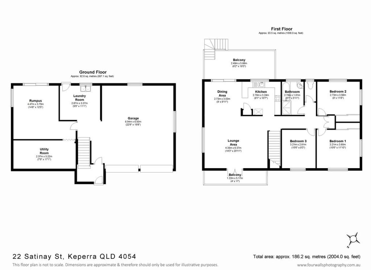 Floorplan of Homely house listing, 22 Satinay Street, Keperra QLD 4054