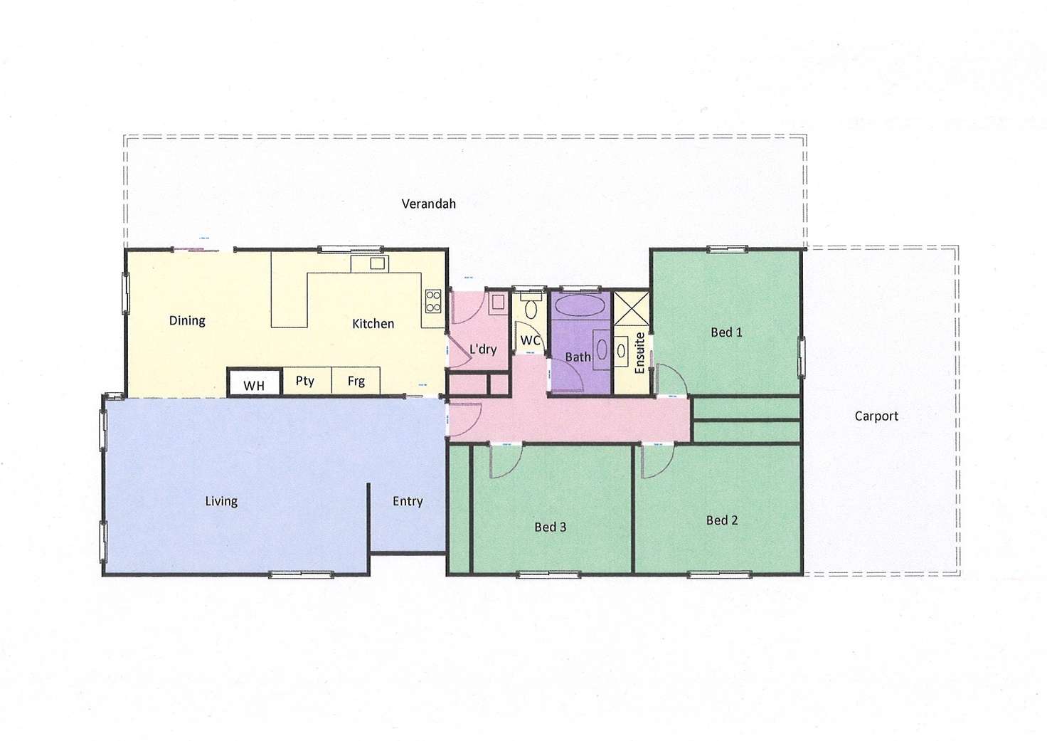 Floorplan of Homely house listing, 23 Port Fairy Road, Ararat VIC 3377