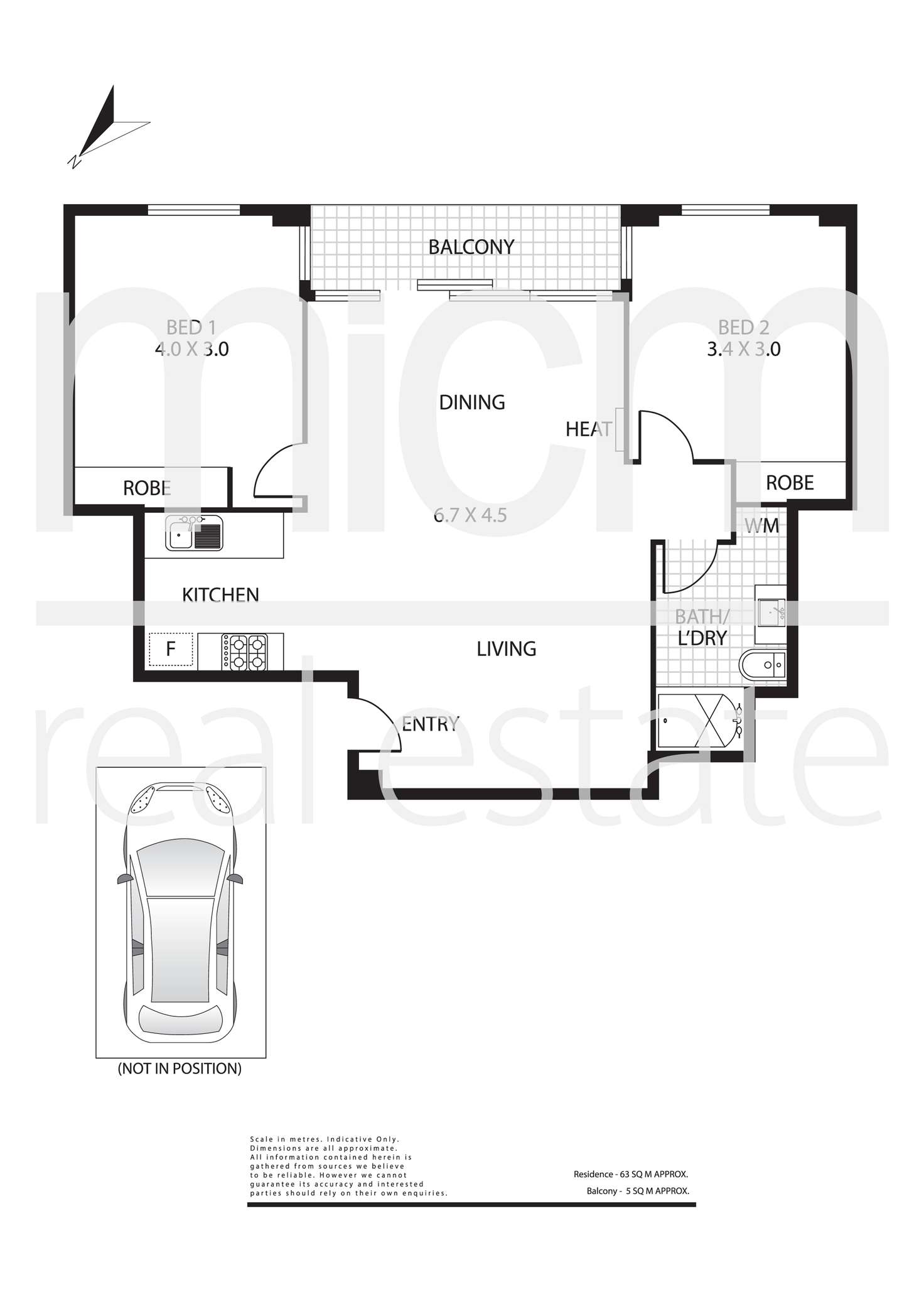 Floorplan of Homely apartment listing, 58/88 Southbank Boulevard, Southbank VIC 3006