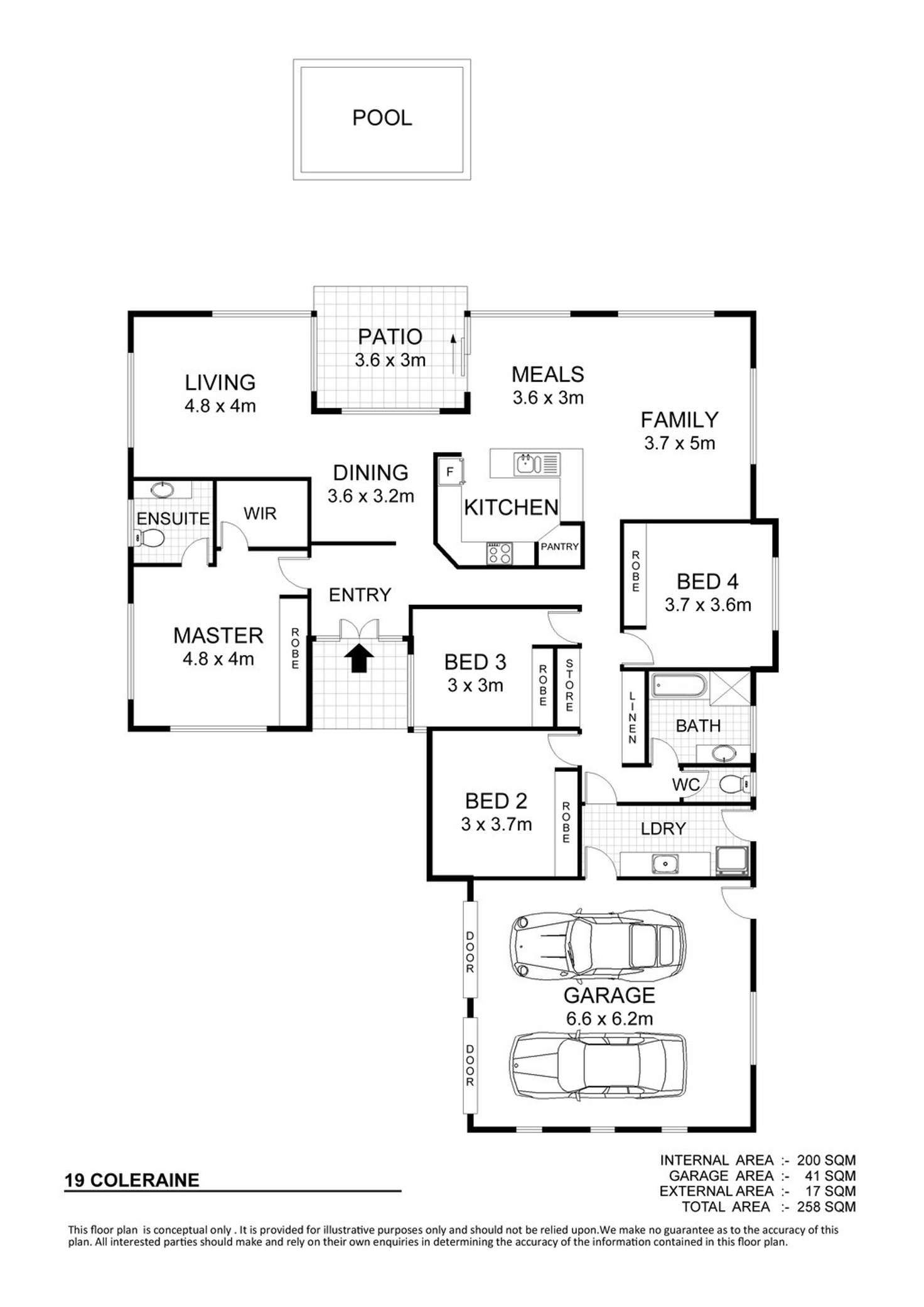 Floorplan of Homely house listing, 19 Coleraine Street, Annandale QLD 4814