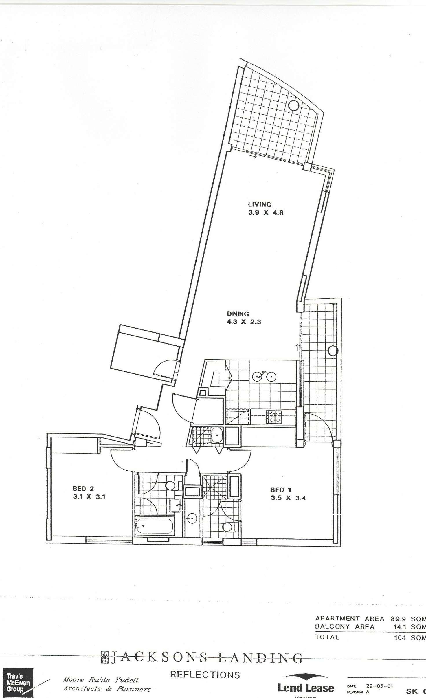 Floorplan of Homely apartment listing, 201/32 Refinery Drive, Pyrmont NSW 2009