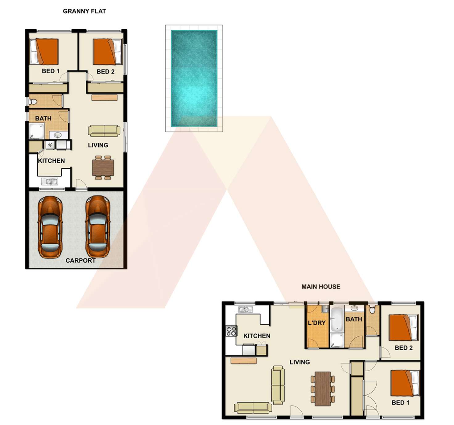 Floorplan of Homely house listing, 173 EMERALD DRIVE, Regents Park QLD 4118