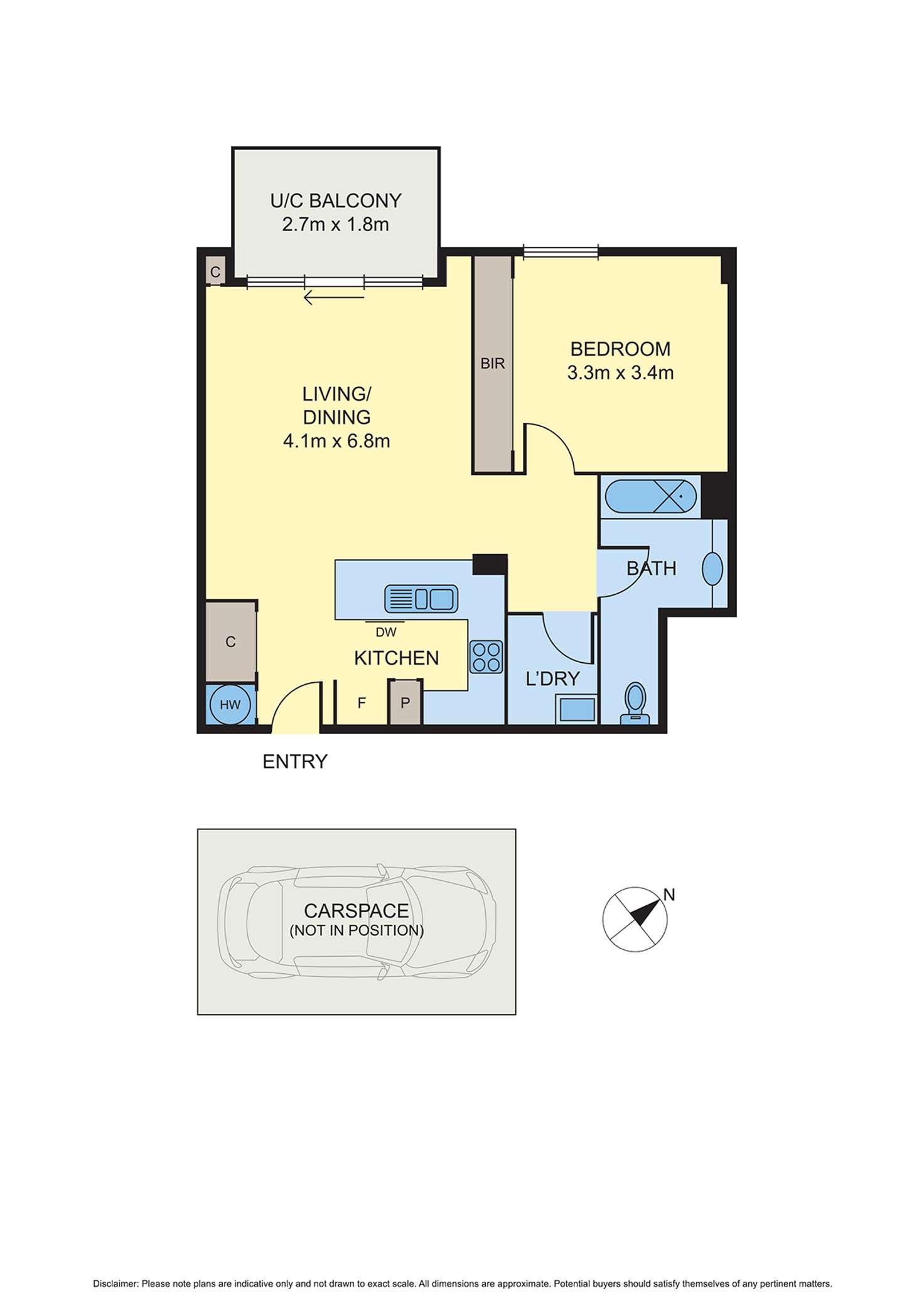 Floorplan of Homely apartment listing, 1704/33 City Road, Southbank VIC 3006