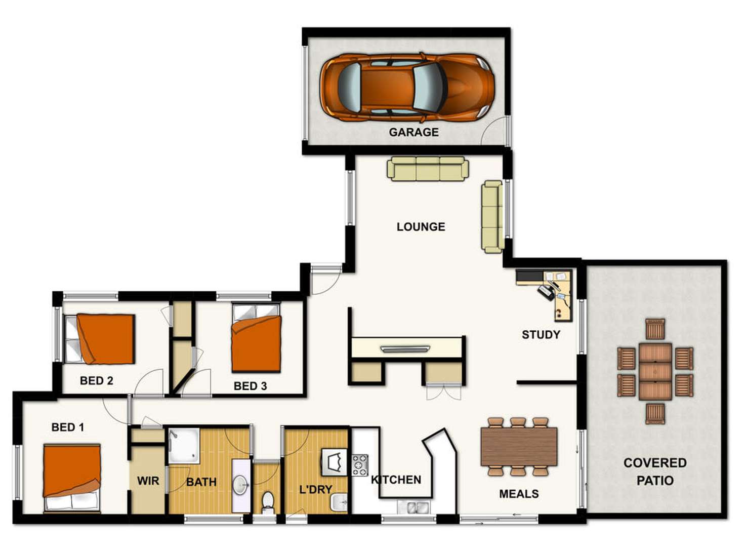 Floorplan of Homely house listing, 4 Whetton Court, Boronia Heights QLD 4124