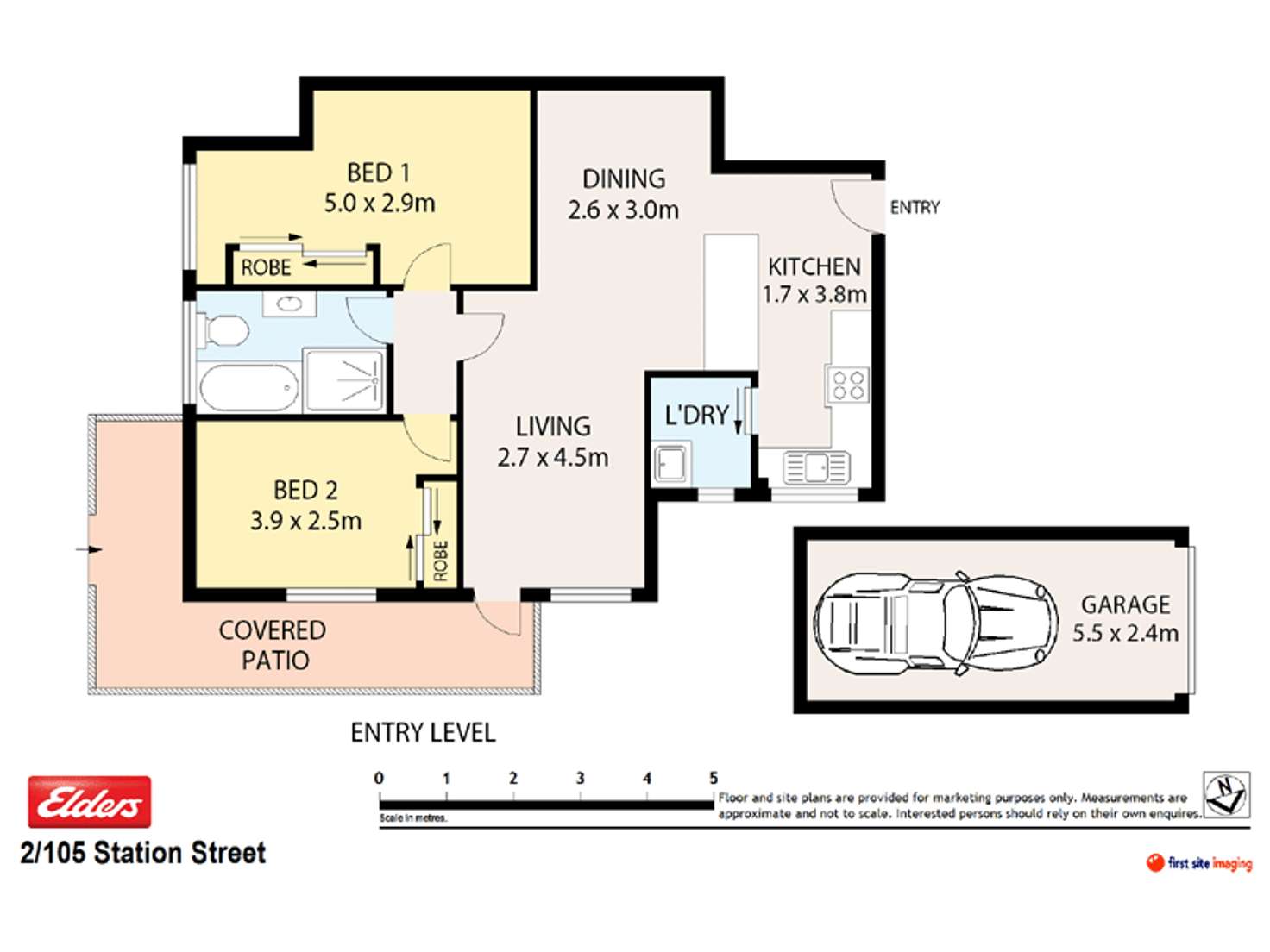Floorplan of Homely house listing, 2 /101-105 STATION STREET, Waratah NSW 2298