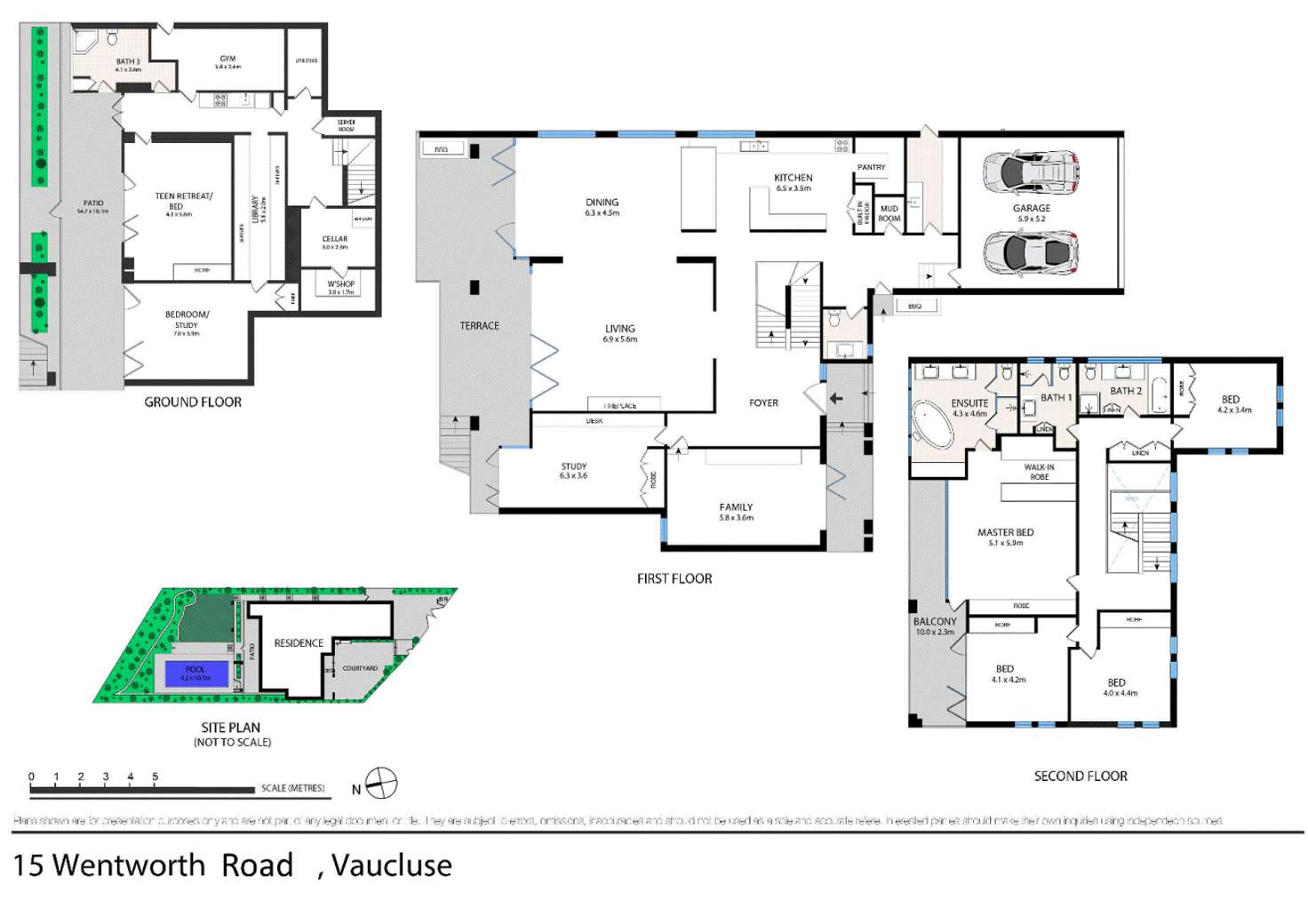 Floorplan of Homely house listing, 15 Wentworth Road, Vaucluse NSW 2030