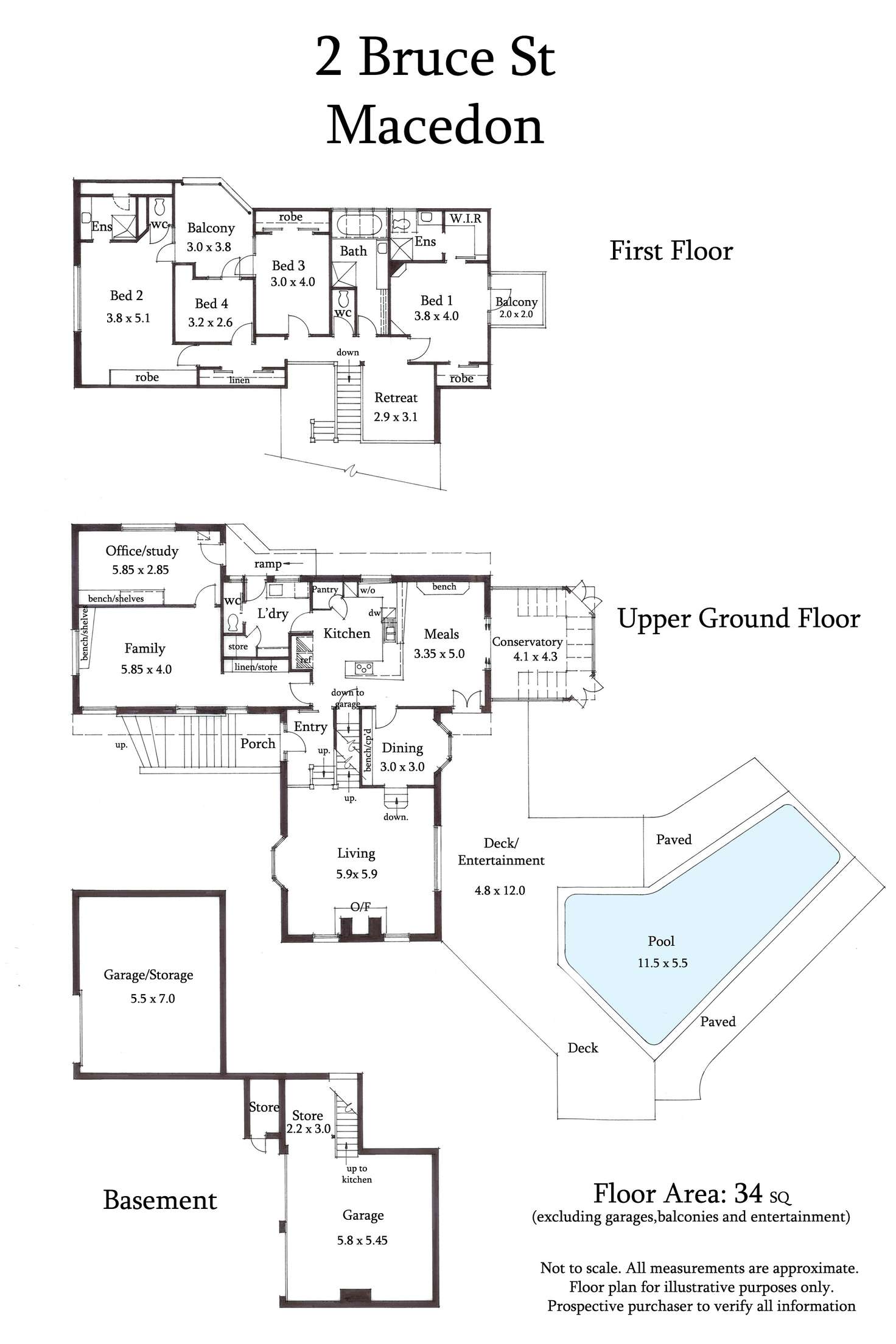 Floorplan of Homely house listing, 2 Bruce Street, Macedon VIC 3440