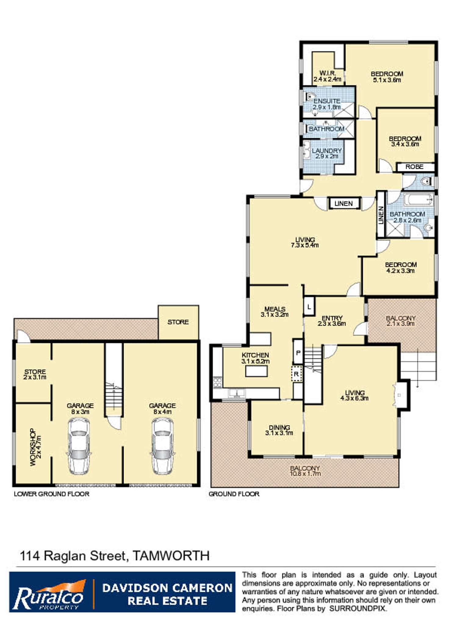Floorplan of Homely house listing, 114 Raglan Street, Tamworth NSW 2340