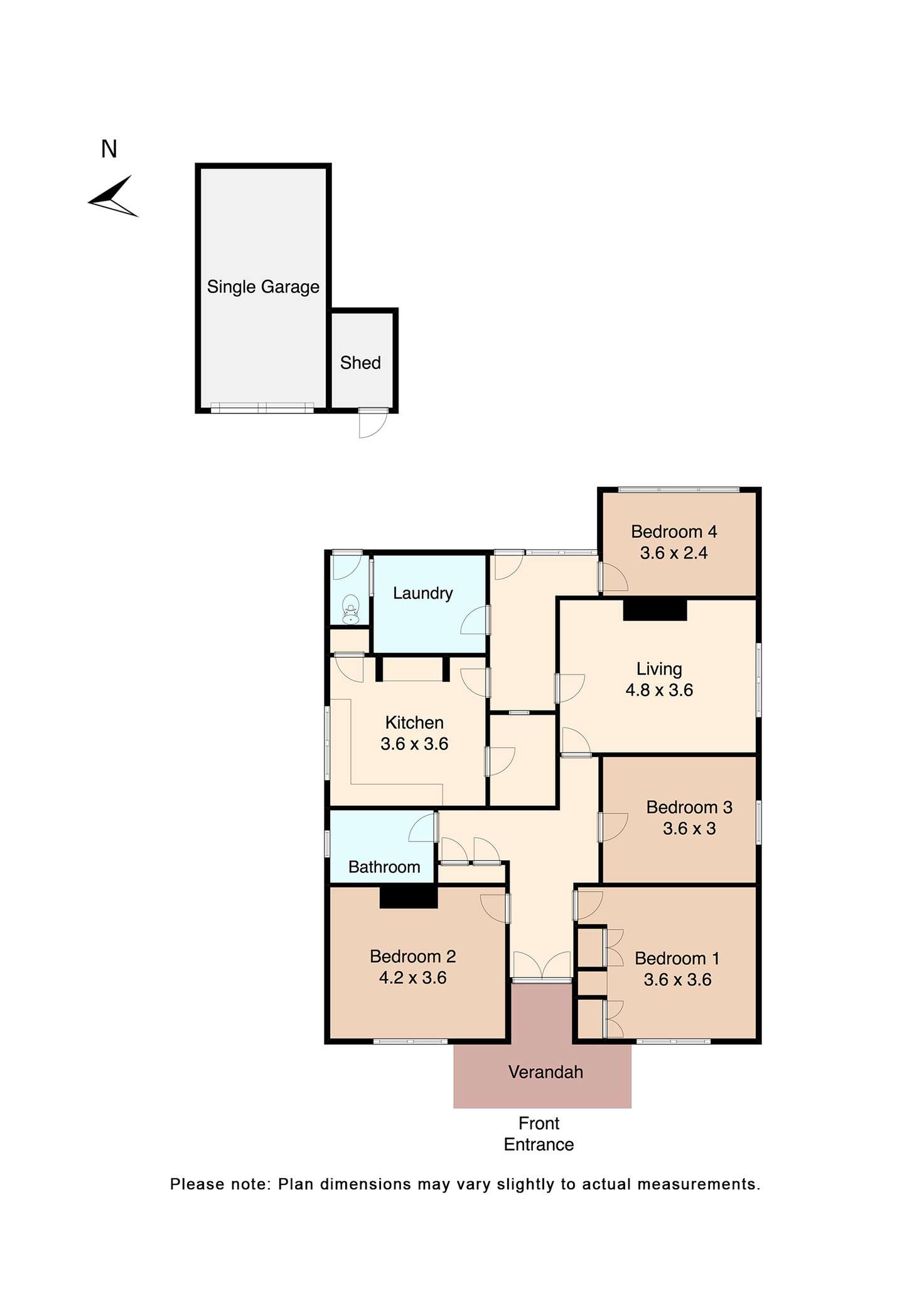 Floorplan of Homely house listing, 606 Neill Street, Soldiers Hill VIC 3350