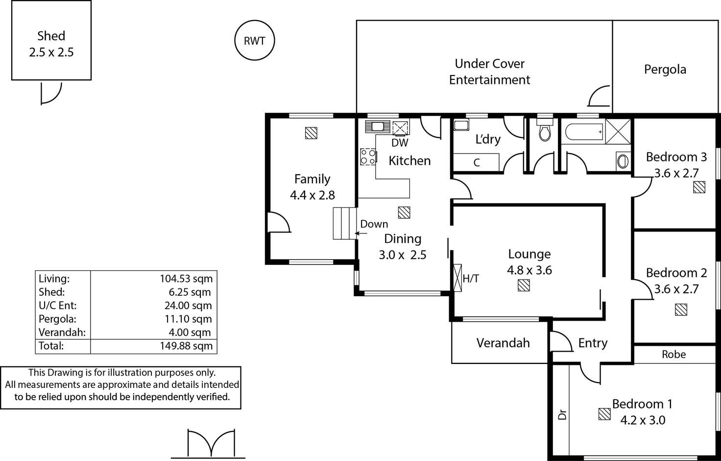 Floorplan of Homely house listing, 580 Milne Road, Banksia Park SA 5091