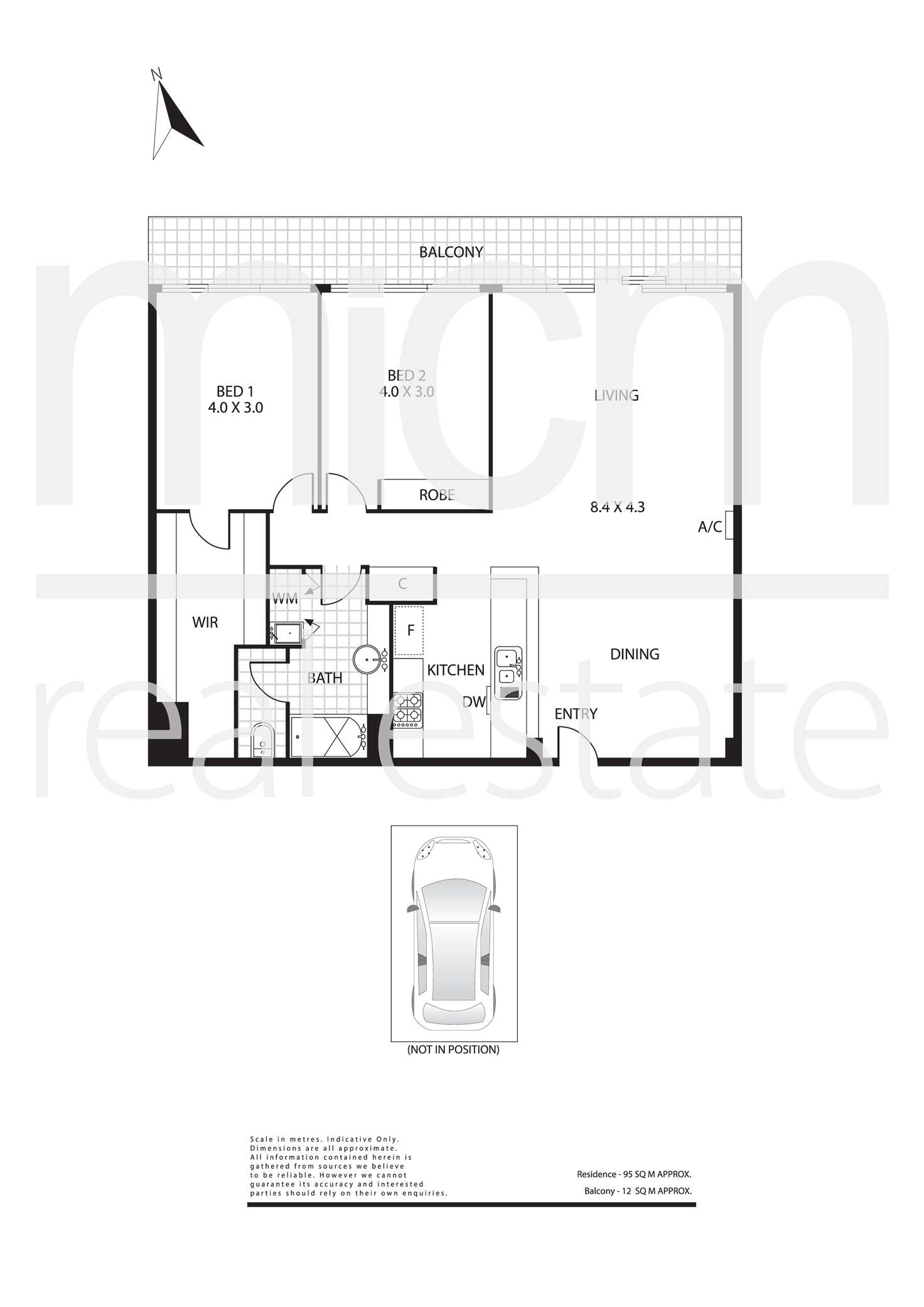 Floorplan of Homely apartment listing, 902/83 Queensbridge Street, Southbank VIC 3006