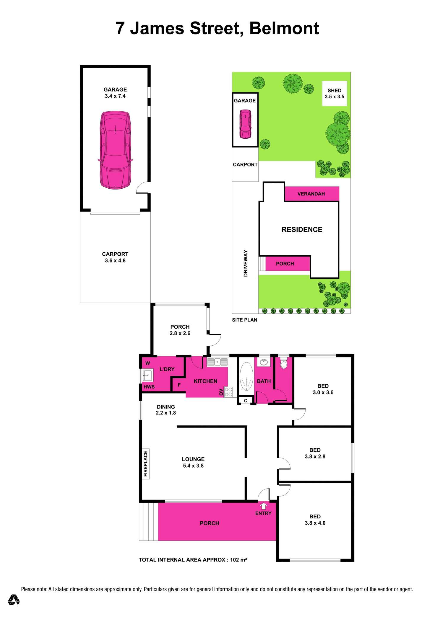 Floorplan of Homely house listing, 7 James Street, Belmont VIC 3216