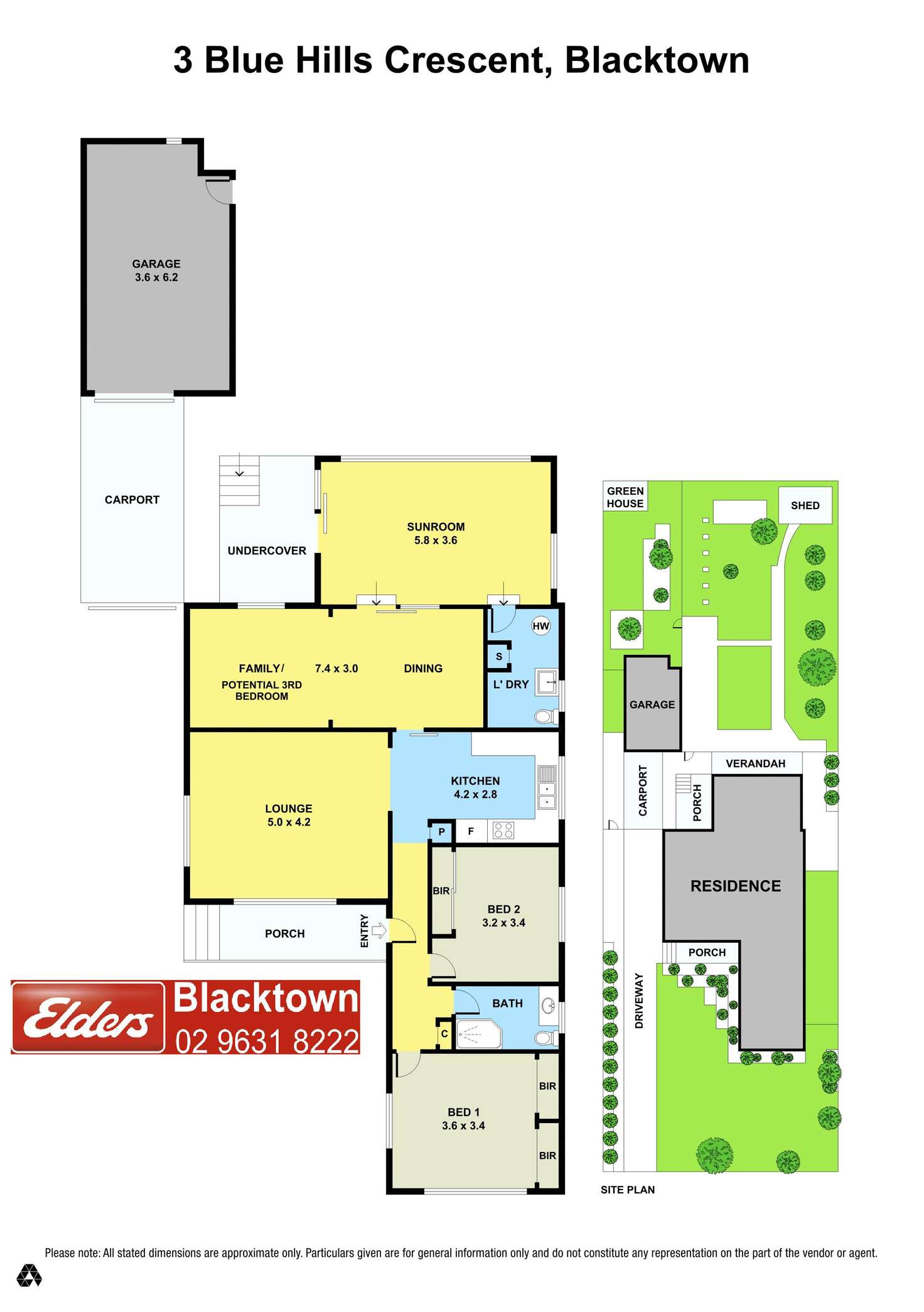 Floorplan of Homely house listing, 3 Blue Hills Crescent, Blacktown NSW 2148