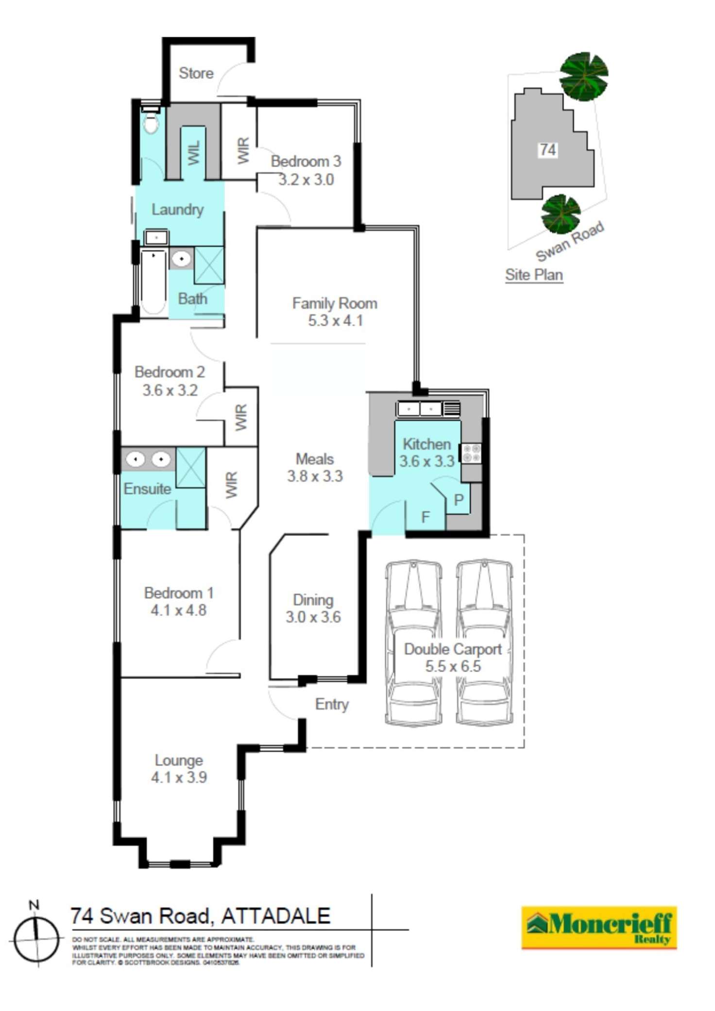Floorplan of Homely house listing, 74 Swan Road, Attadale WA 6156